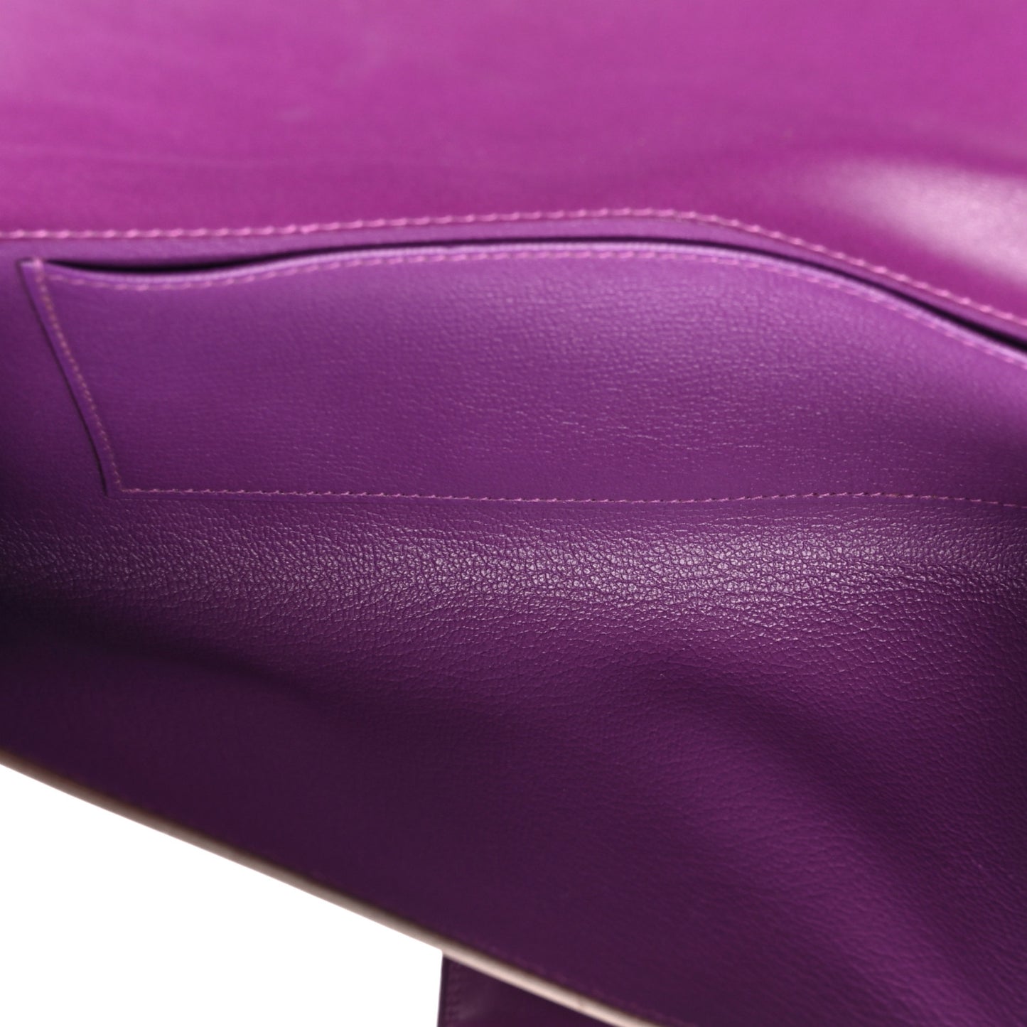 Tadelakt Medor 23 Clutch Violet