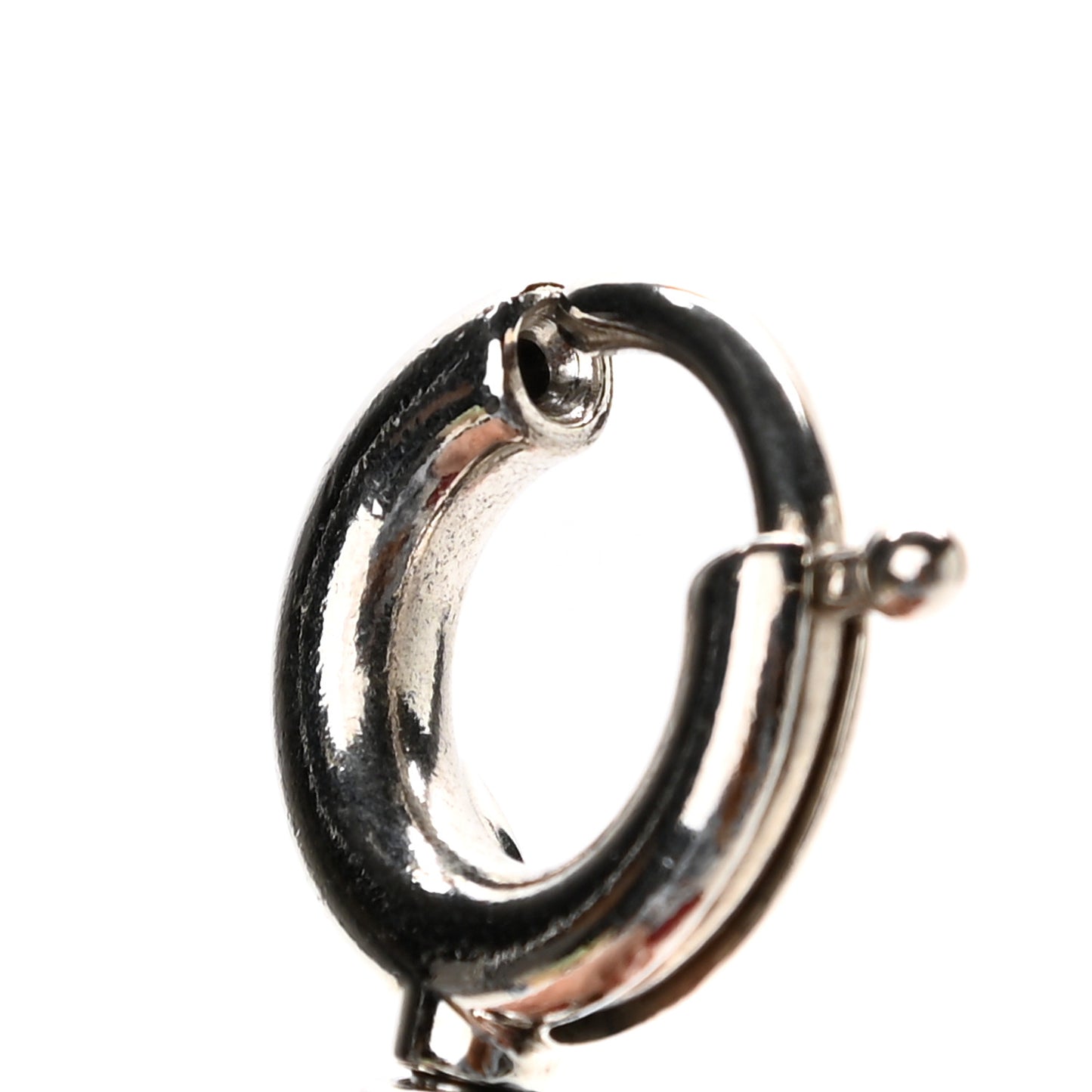 Patent Round As Earth Evening Bag Red