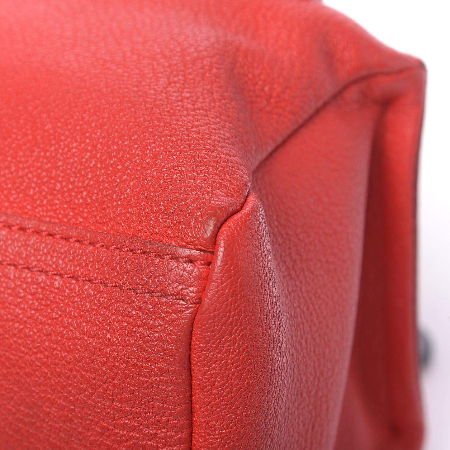 Sugar Goatskin Mini Pandora Red