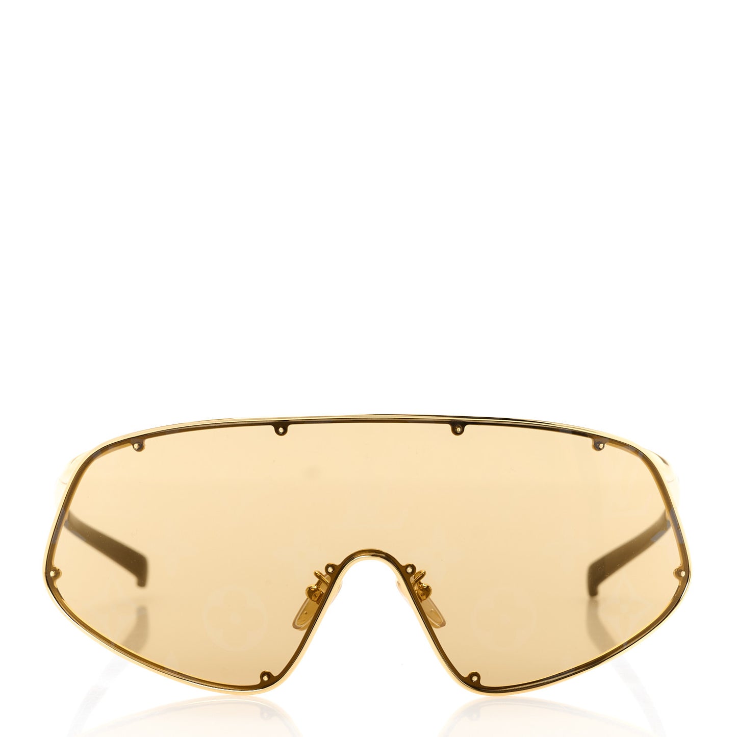 Metal LV Golden Mask Sunglasses Z1649U Gold