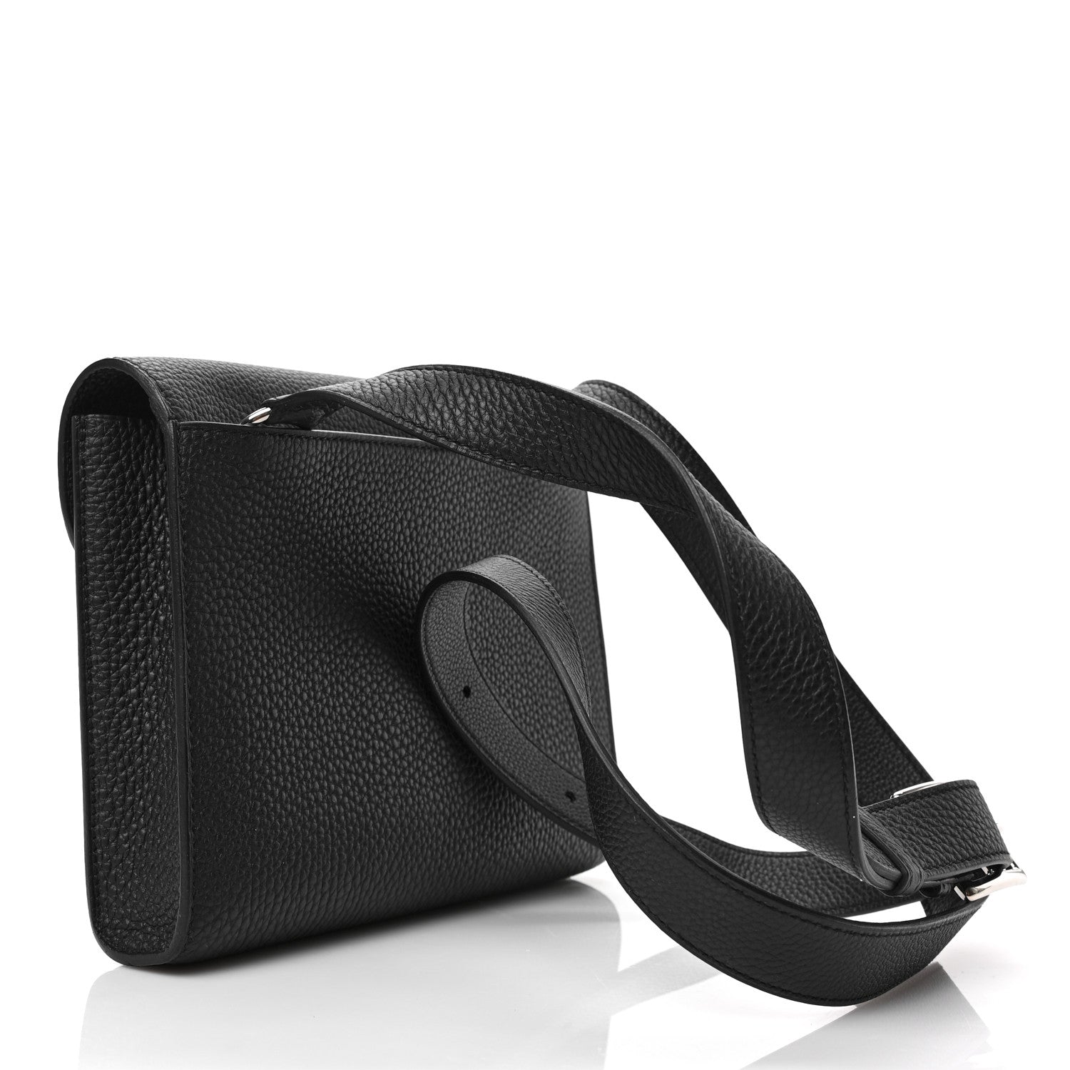 Hermes Togo Sac A Depeches 21 Messenger Bag Black 3 of 8