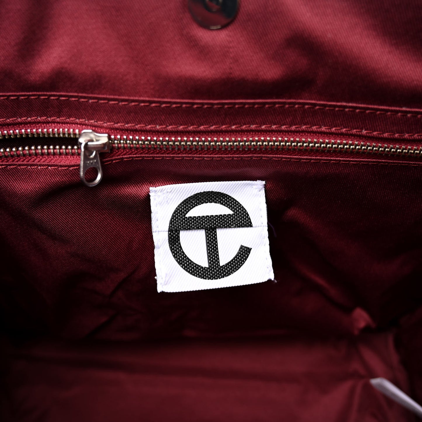Vegan Leather Medium Shopping Bag Oxblood
