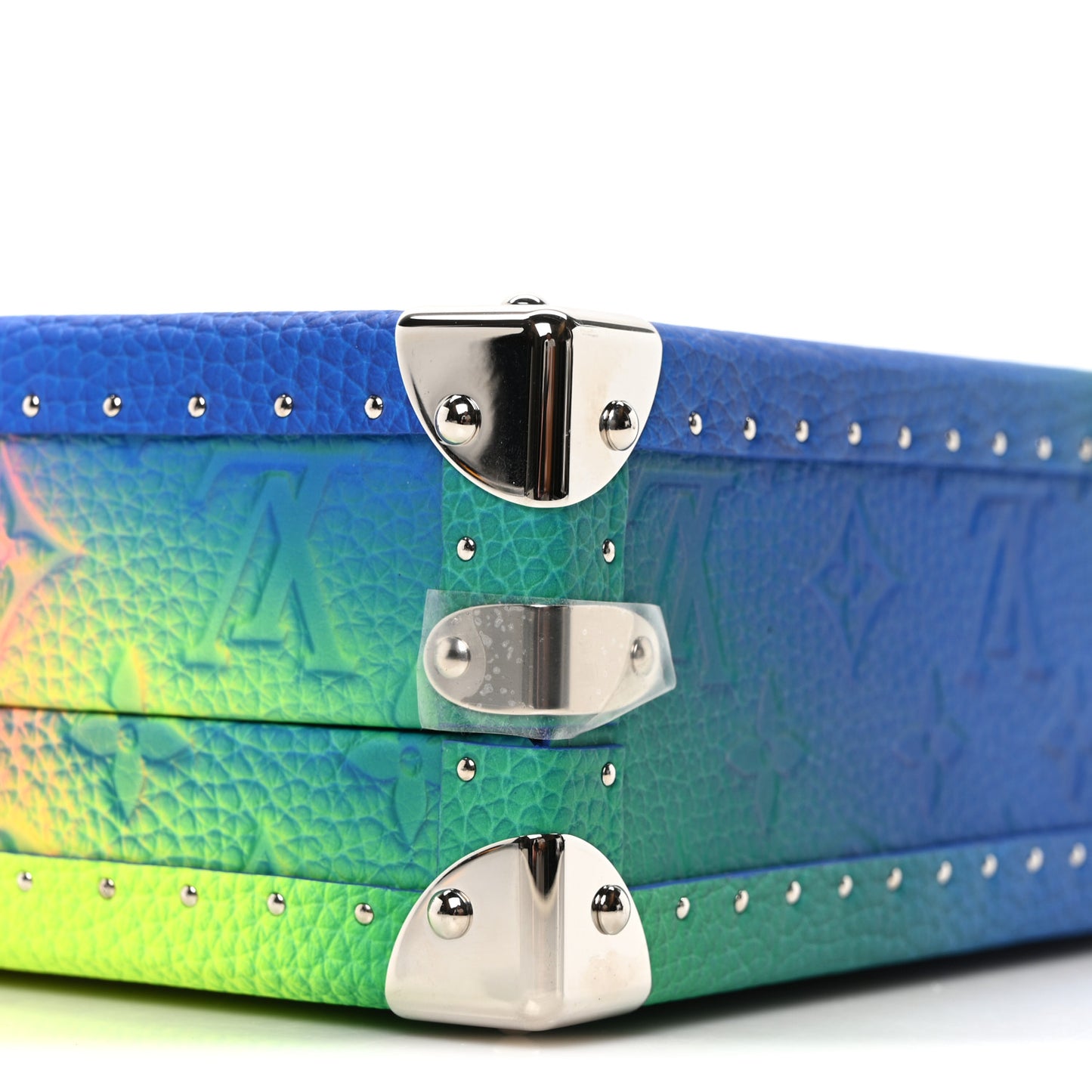 Taurillon Monogram Illusion Clutch Box Multicolor