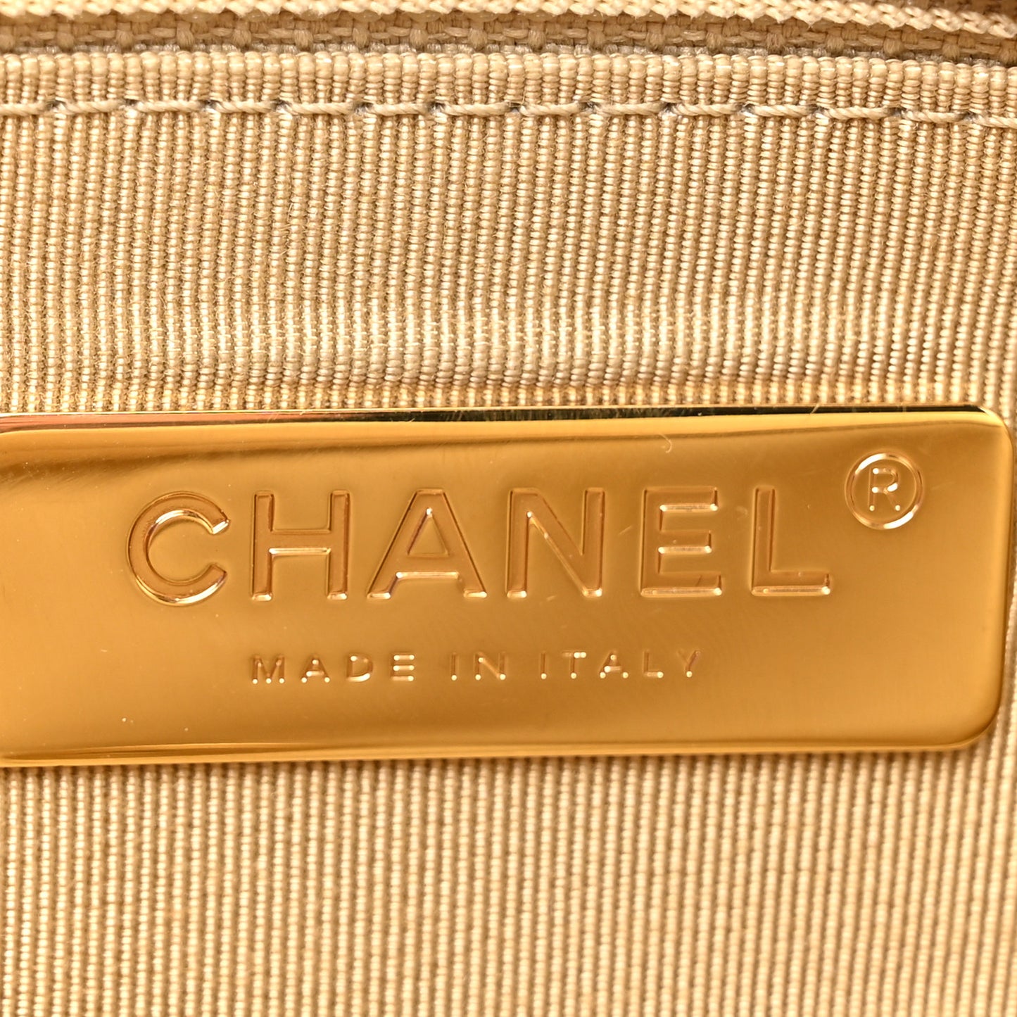 Metallic Goatskin Quilted Medium Chanel 19 Flap Gold