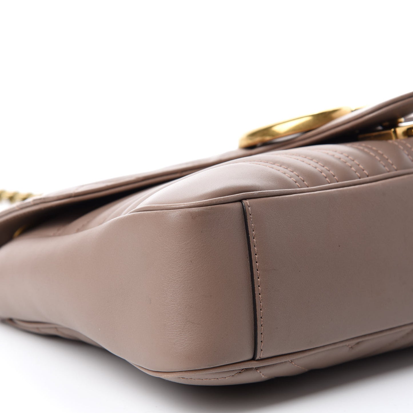 Calfskin Matelasse Medium GG Marmont Shoulder Bag Porcelain Rose