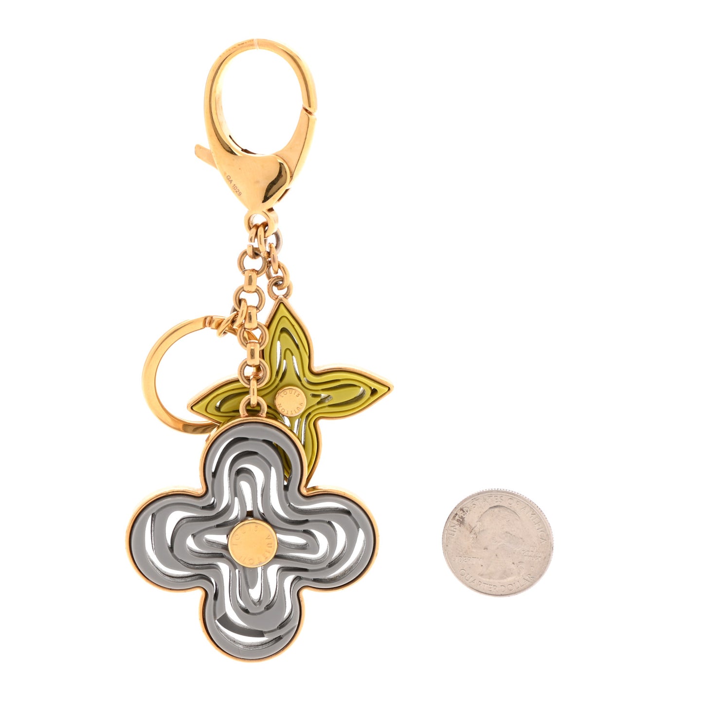 Resin Naif Bag Charm Gris