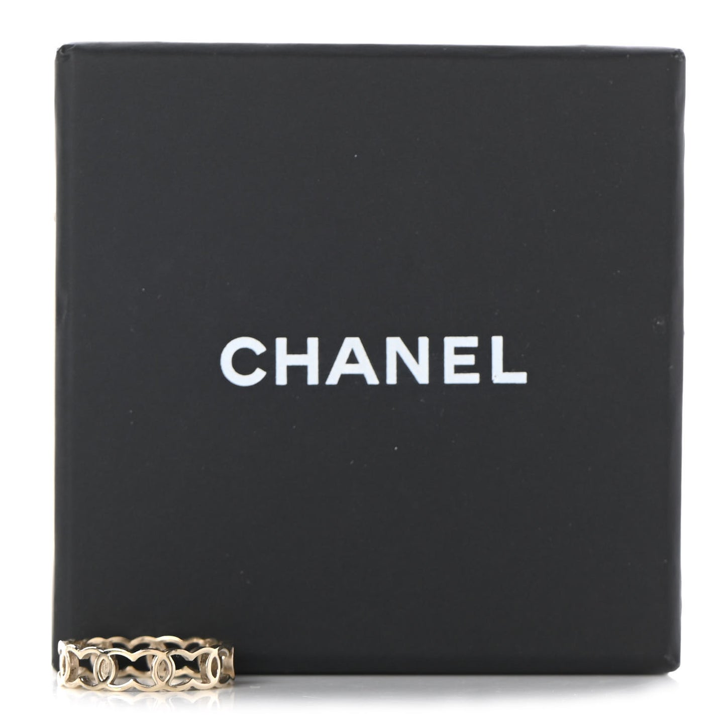 Metal CC Ring 54 6.75 Gold
