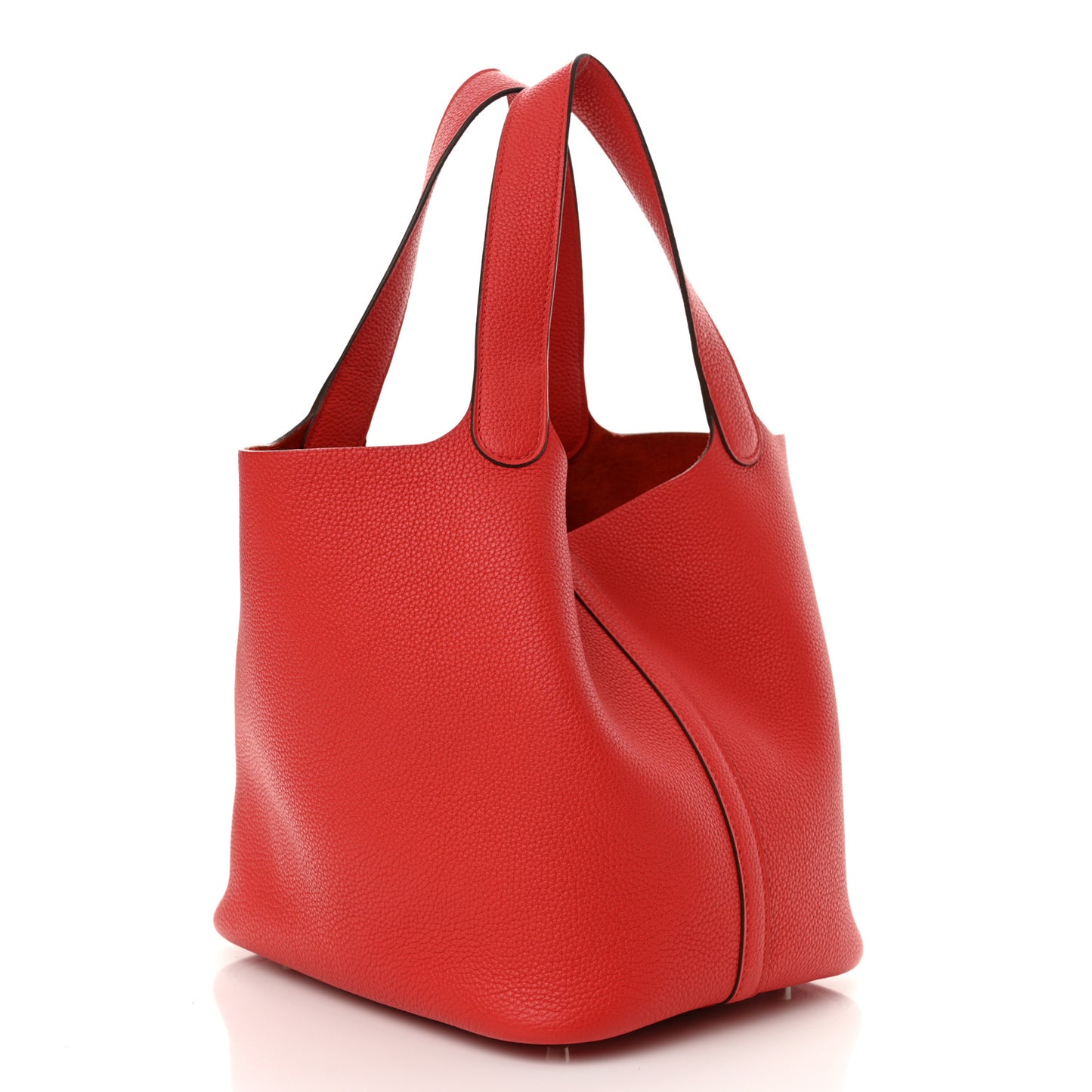 Taurillon Clemence Picotin Lock 22 MM Rouge De Coeur