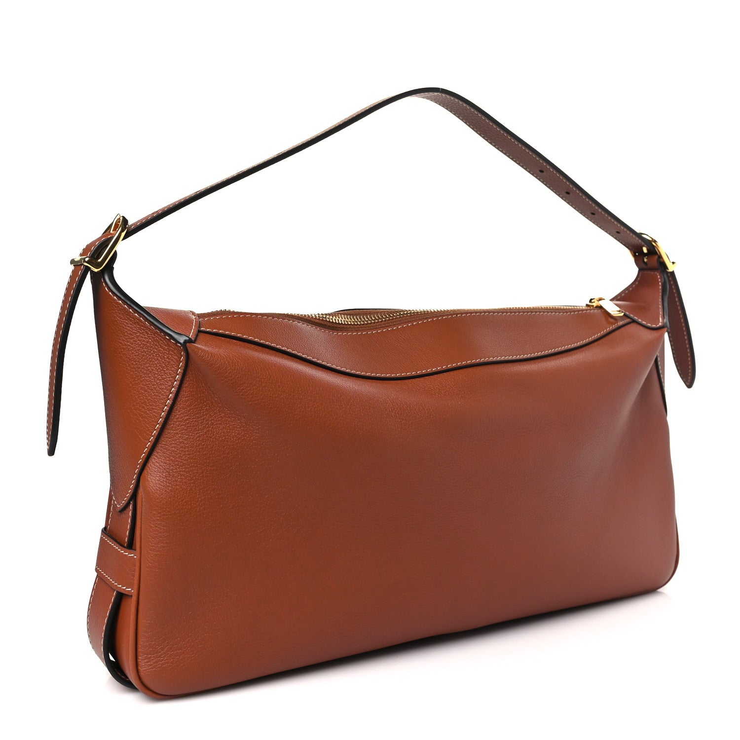 Celine Supple Calfskin Medium Romy Shoulder Bag Tan 3 of 9