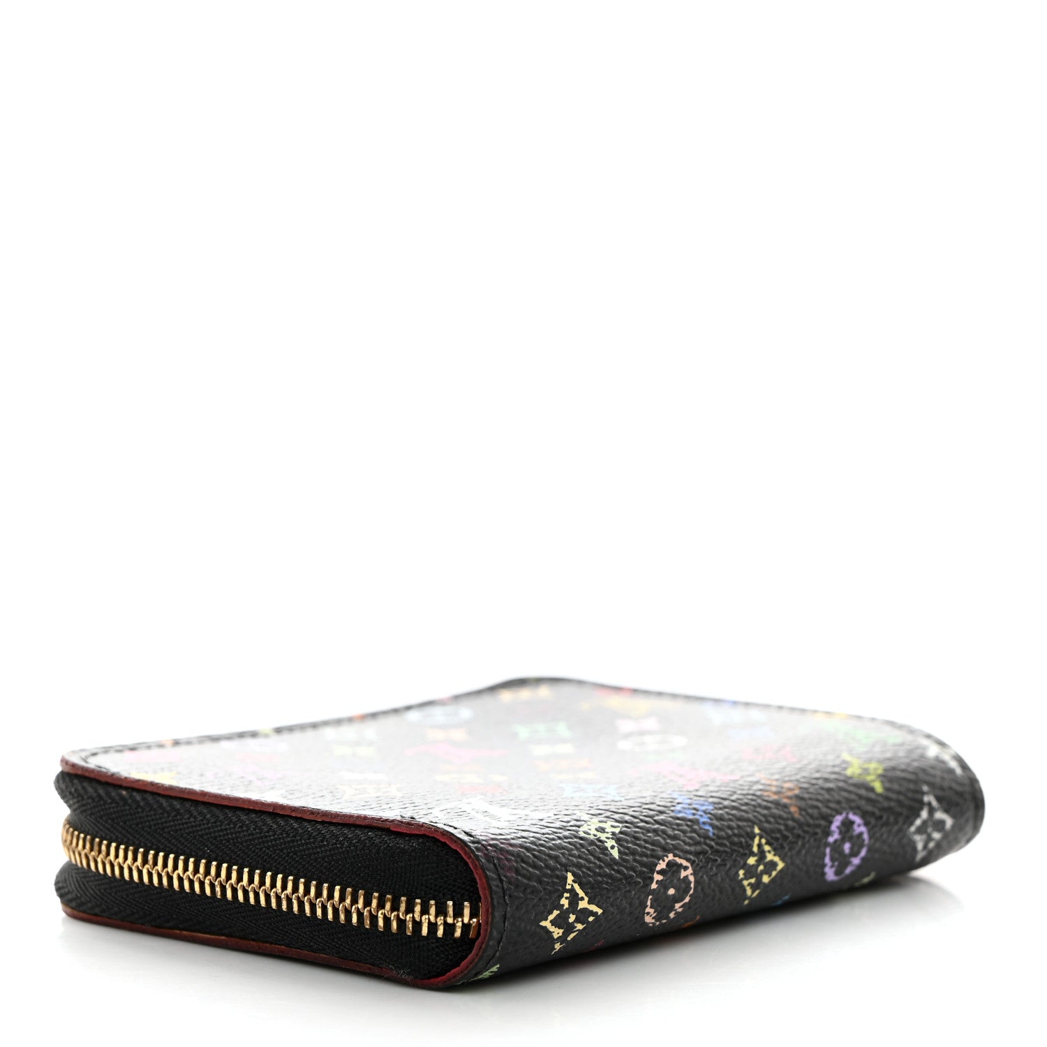 Louis Vuitton Monogram Multicolor Zippy Coin Purse Black Grenade 4 of 8