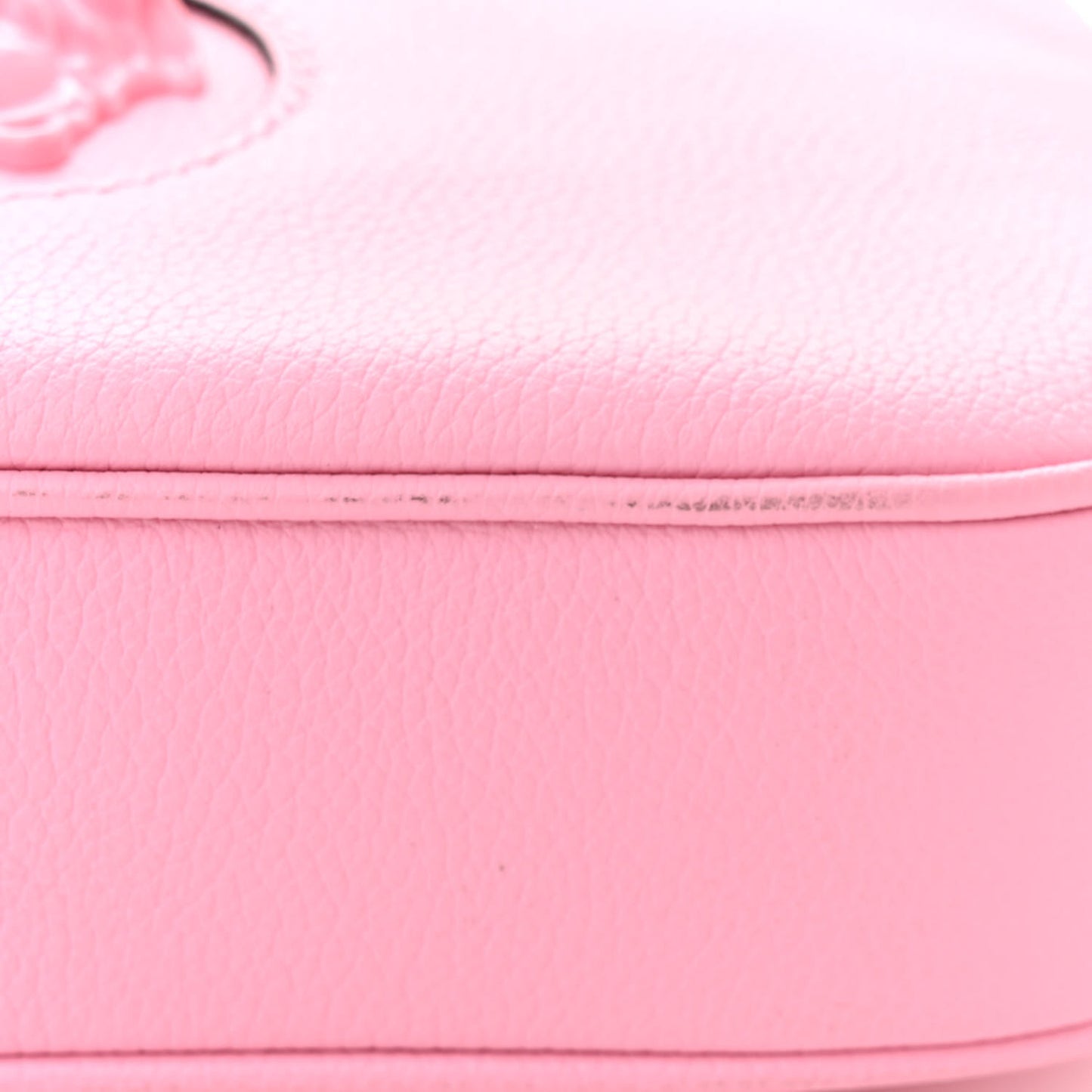 Calfskin La Medusa Small Hobo Crossbody Pink
