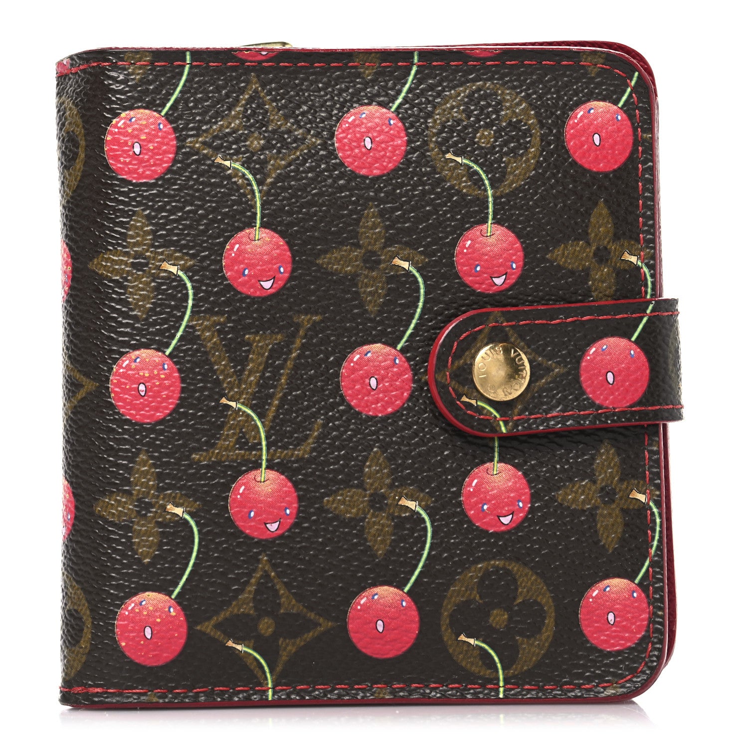 Louis Vuitton Monogram Cerises Compact Zippe Wallet 1783153