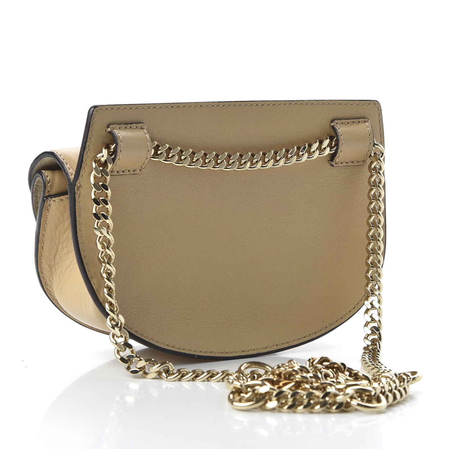 Calfskin Embossed Nano Georgia Crossbody Bag Sand