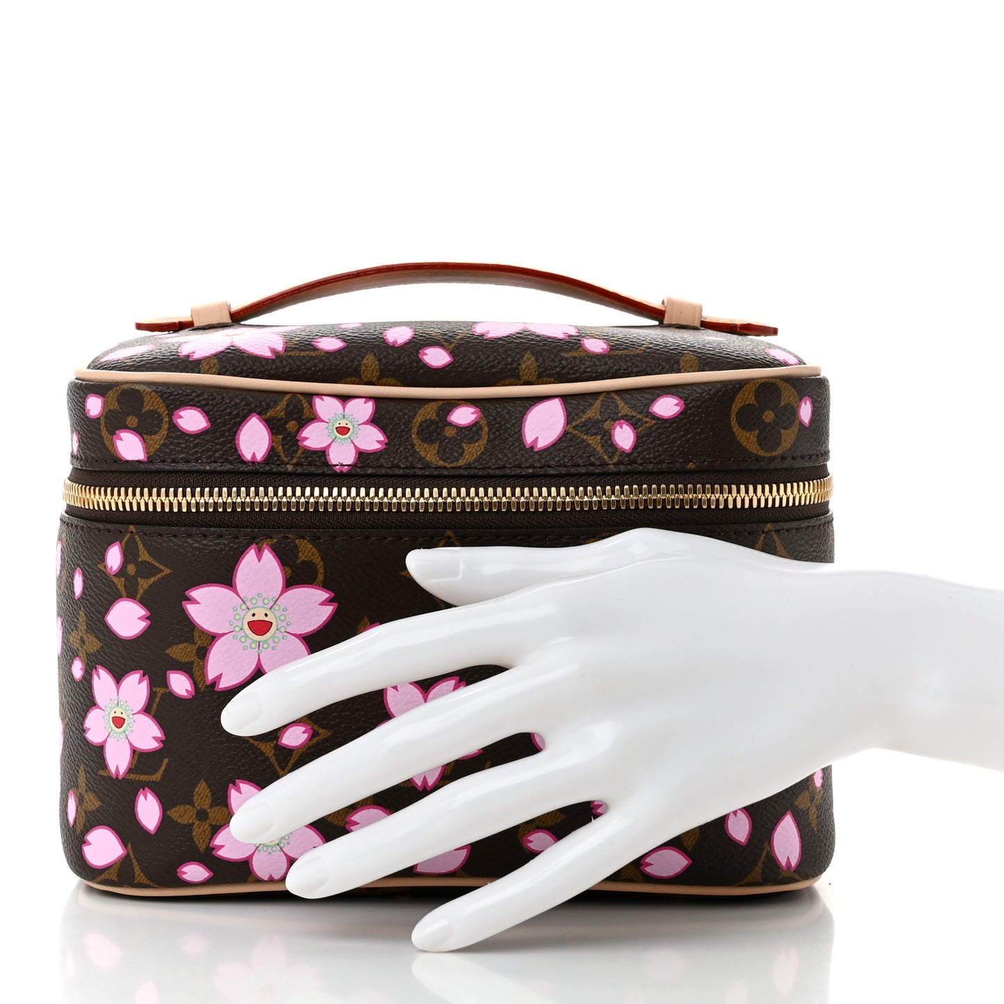 LV X TM Monogram Cherry Blossom Nice Mini Sakura Brown