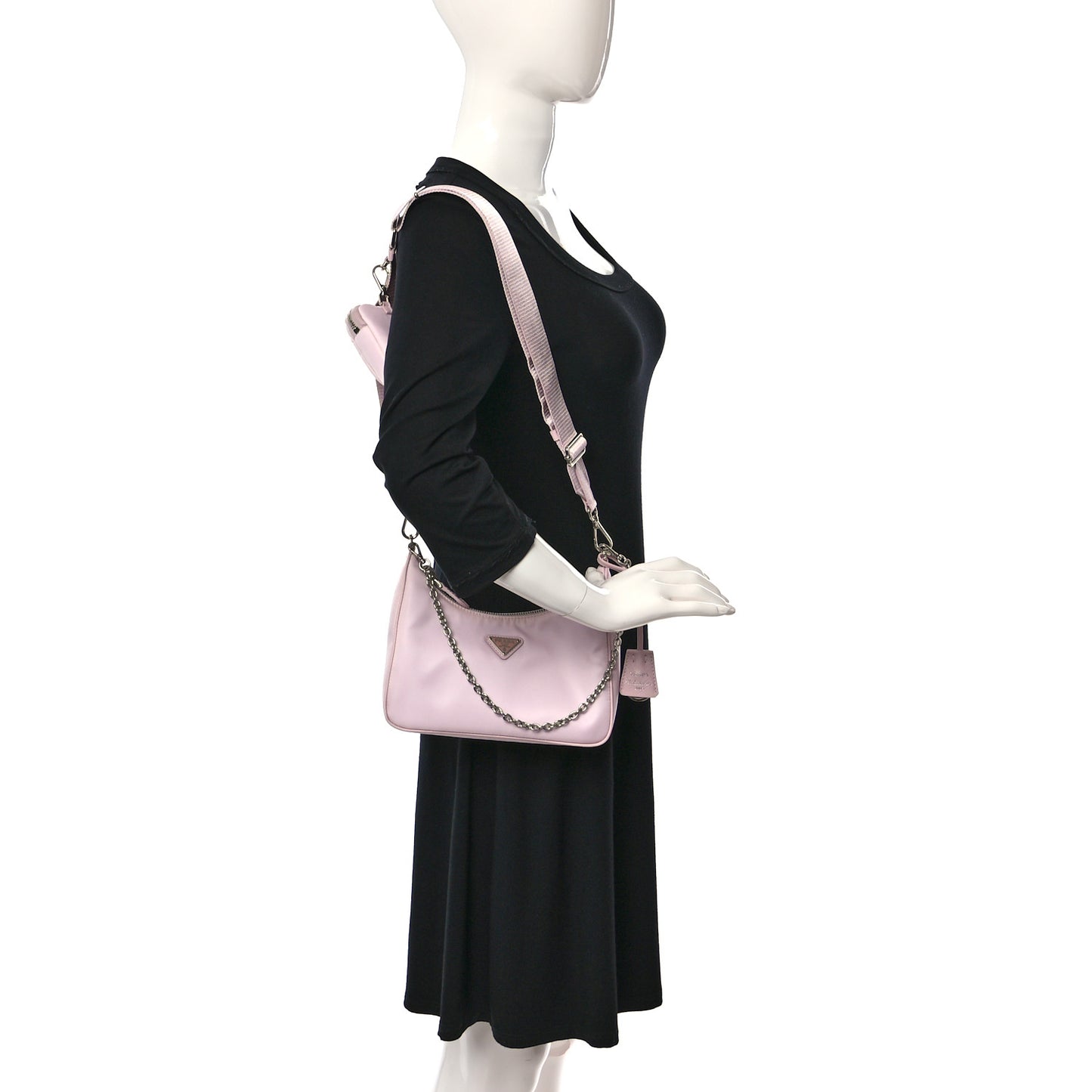 Nylon Re-Edition 2005 Shoulder Bag Alabastro
