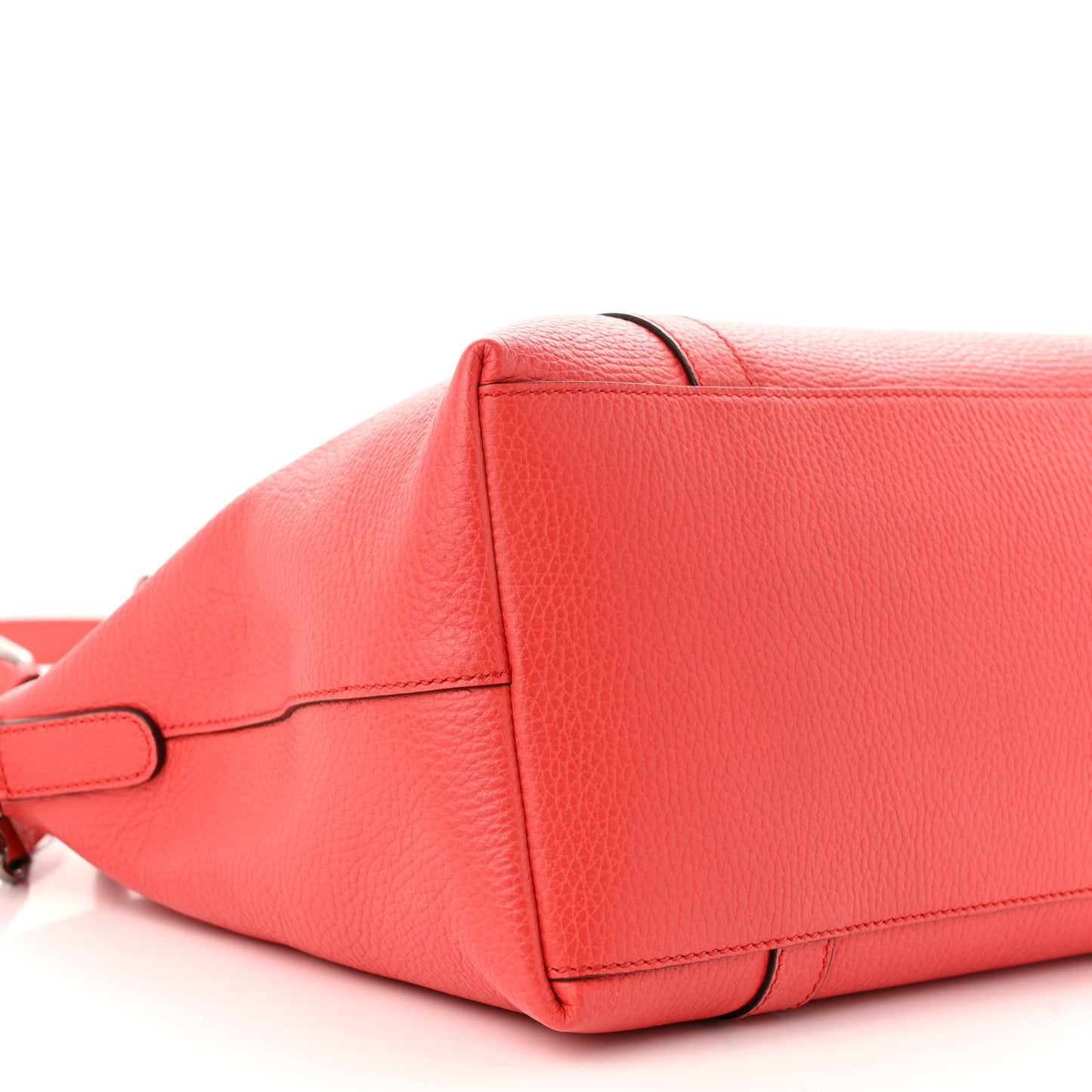 Dollar Calfskin Medium GG Charm Dome Satchel Sporting Red