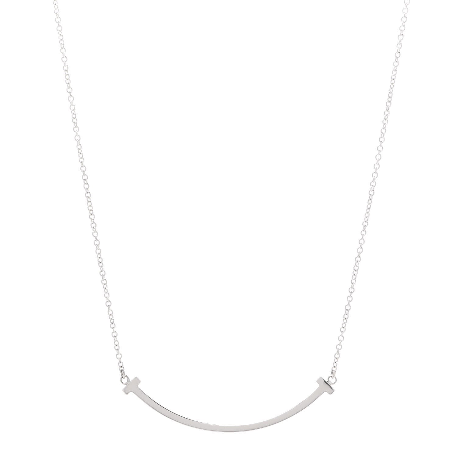 Tiffany Smile Necklace Silver