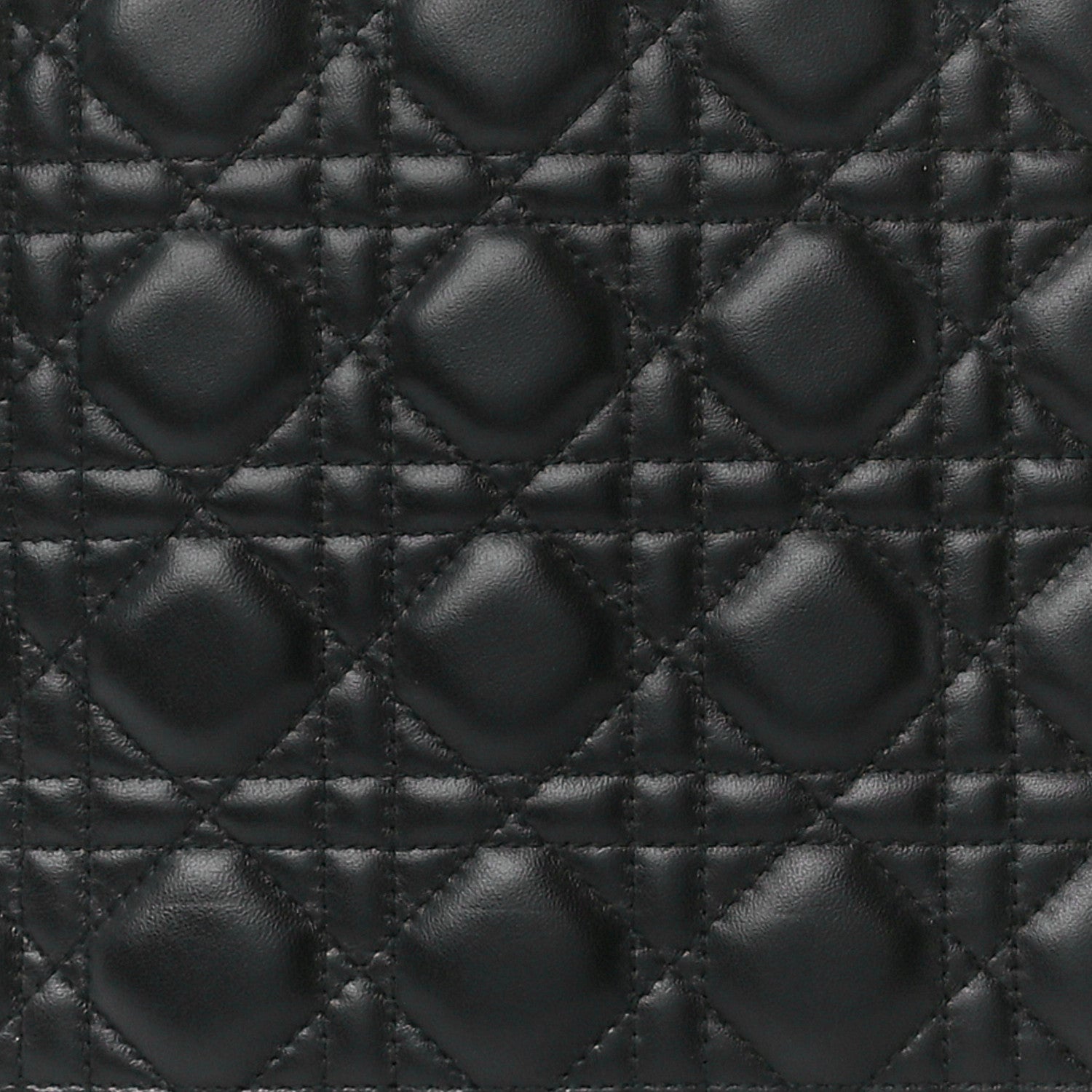 Christian Dior Lambskin Cannage Large Lady Dior Black 8 of 10