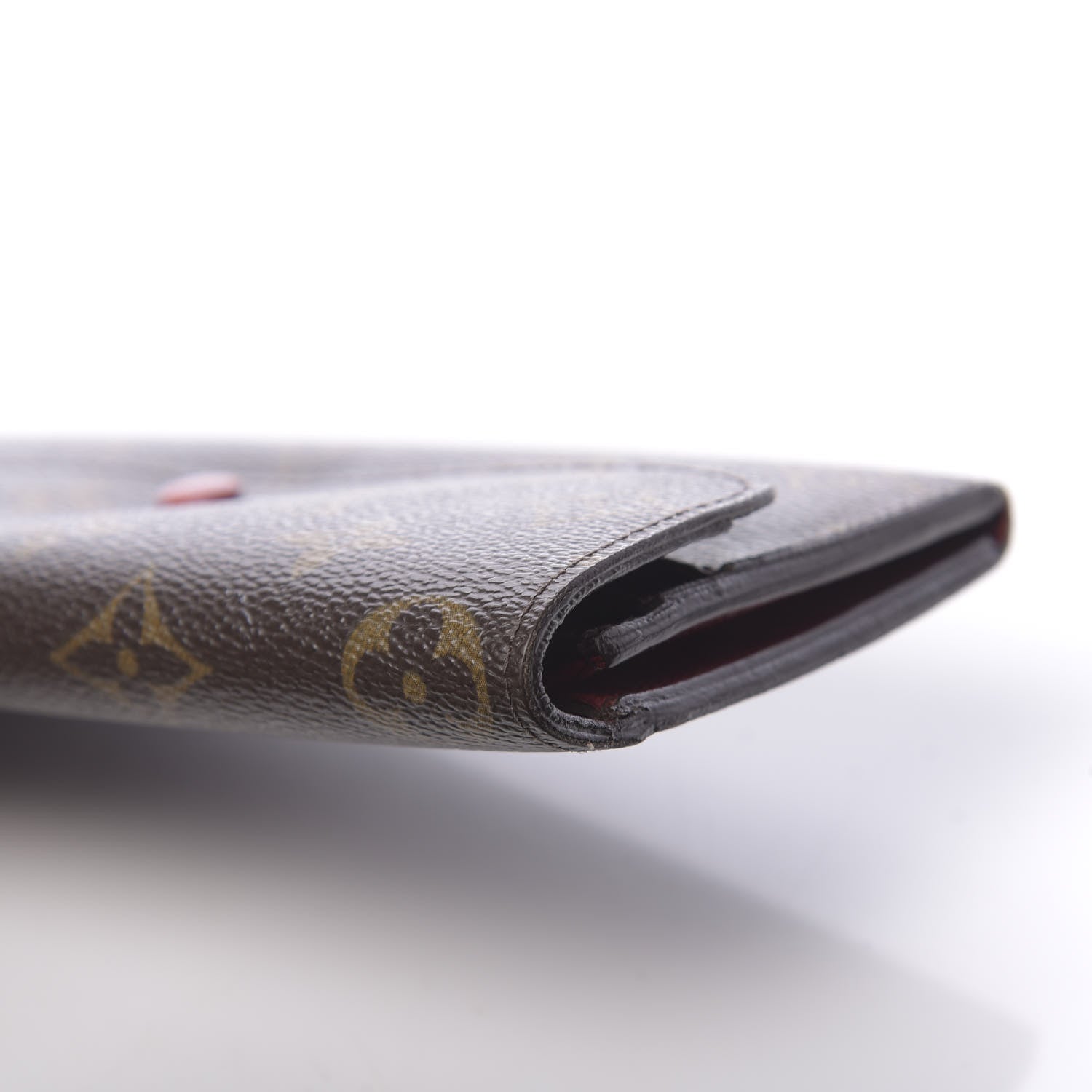 Louis Vuitton Monogram Emilie Wallet Red 10 of 15