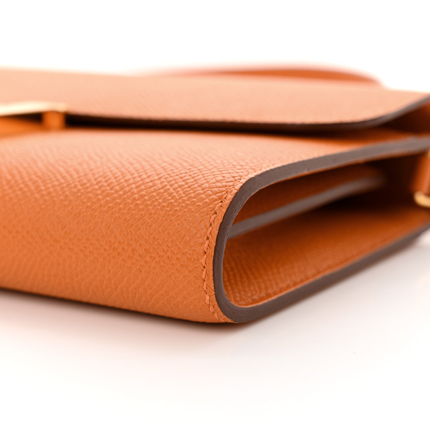 Hermes Epsom Constance Long Wallet To Go Wallet Orange 10 of 11