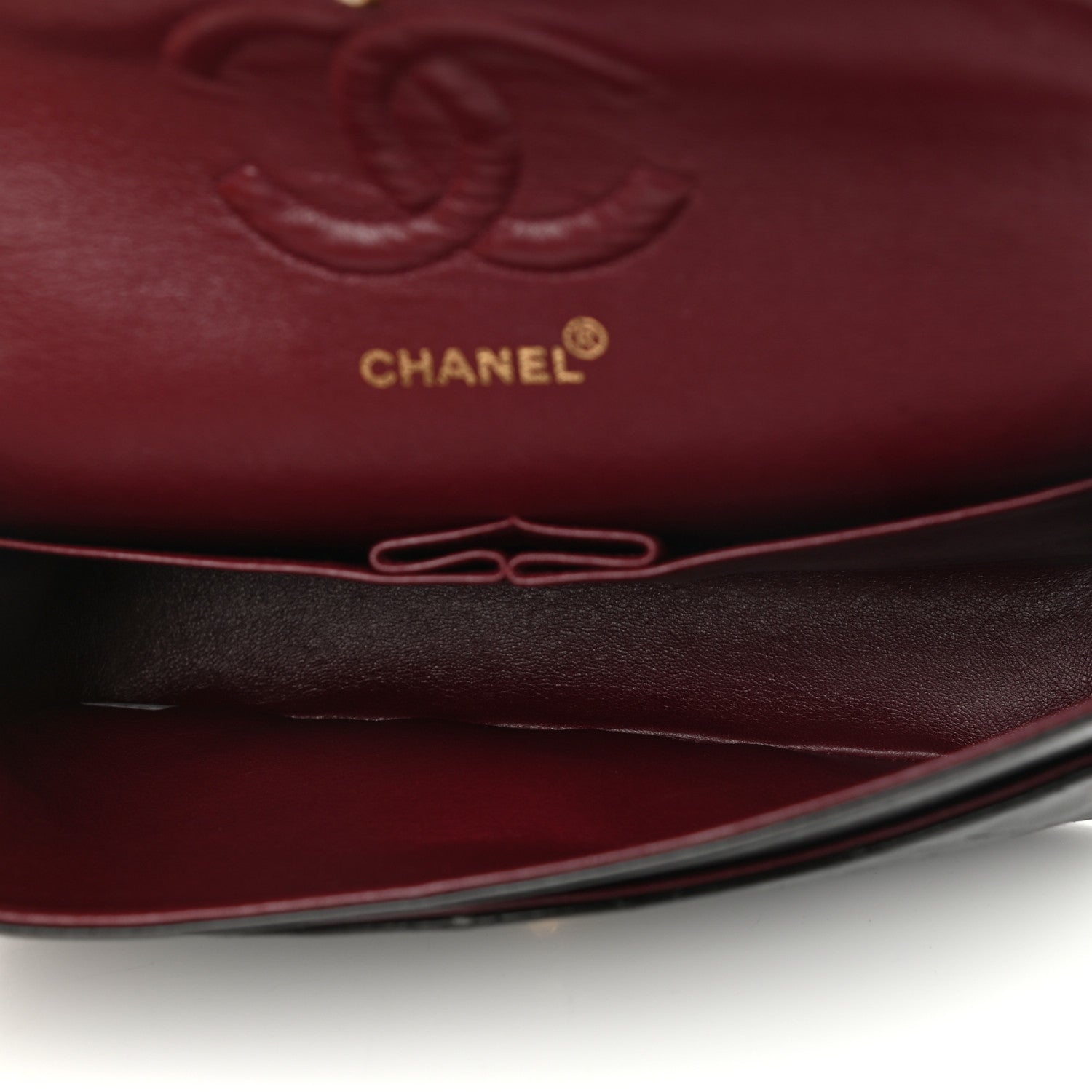 Chanel Lambskin Quilted Medium Double Flap Black 5 of 13