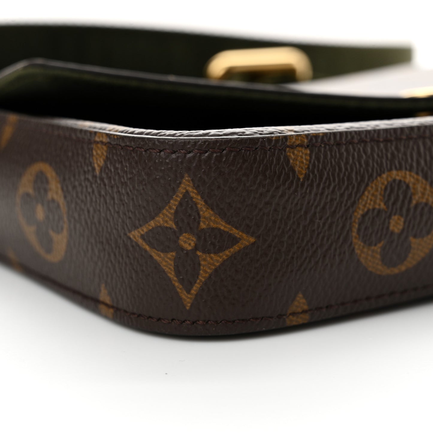 Monogram Felicie Strap & Go Kaki