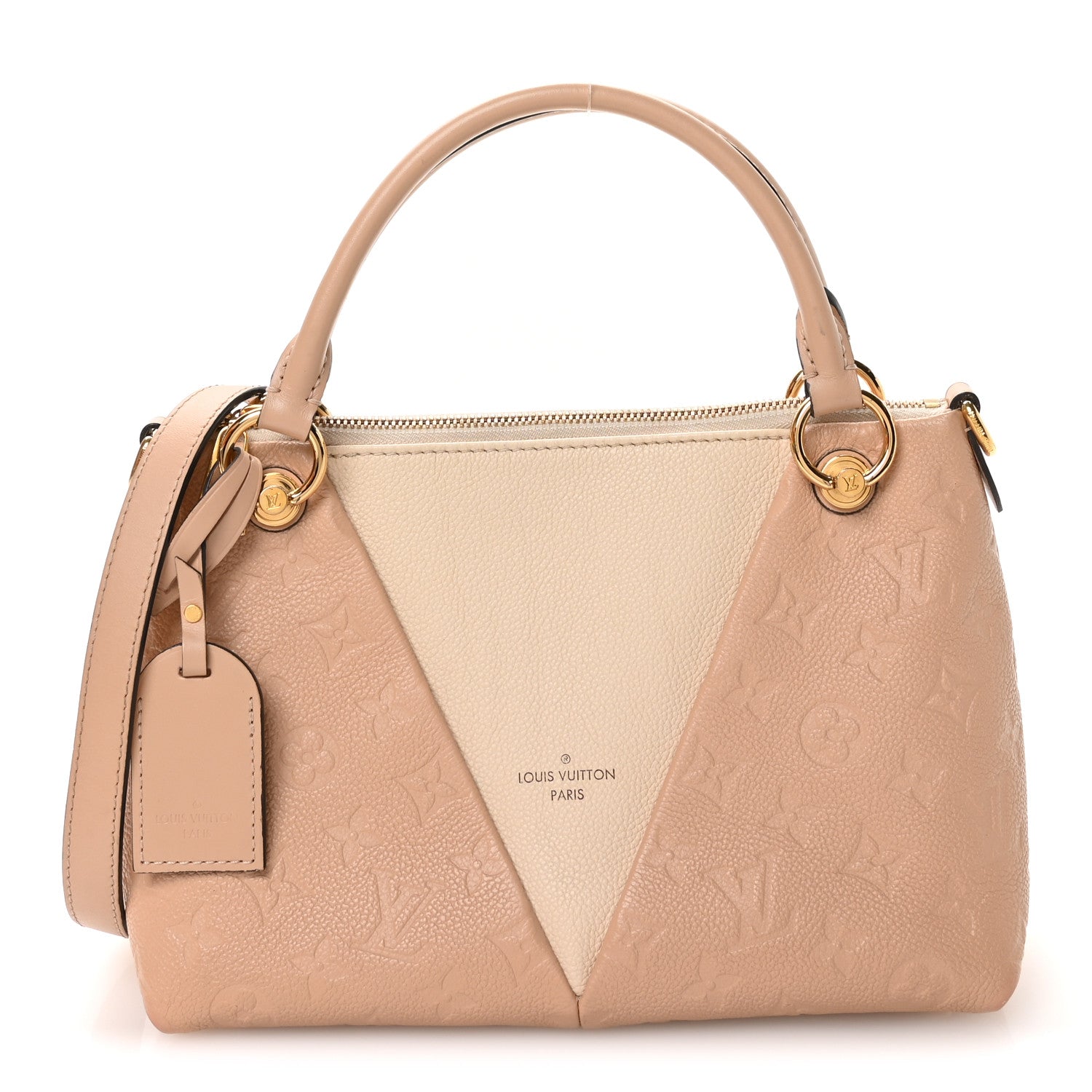 Louis Vuitton Empreinte V Tote BB Beige Rose Creme 1 of 11