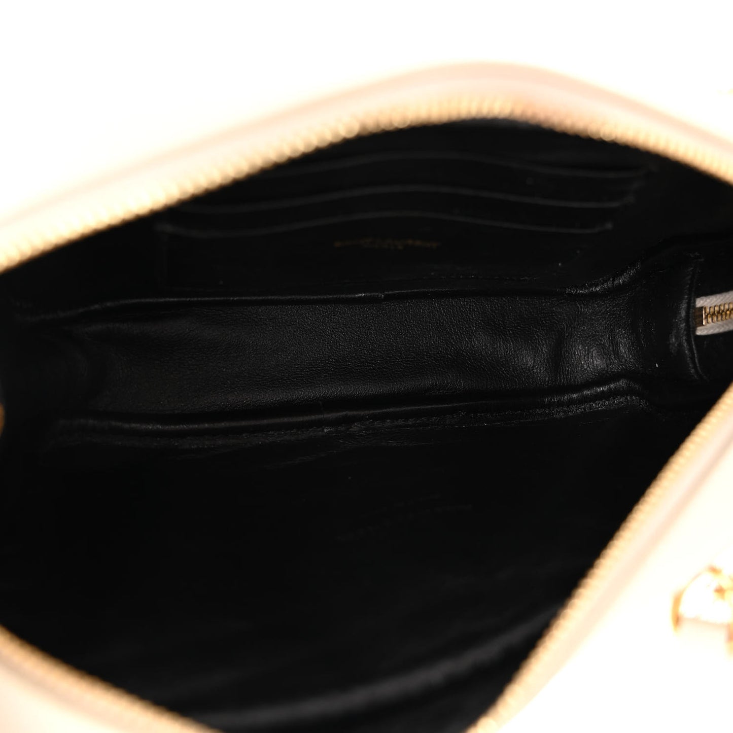 Grain De Poudre Matelasse Monogram Mini Lou Camera Bag Crema Soft