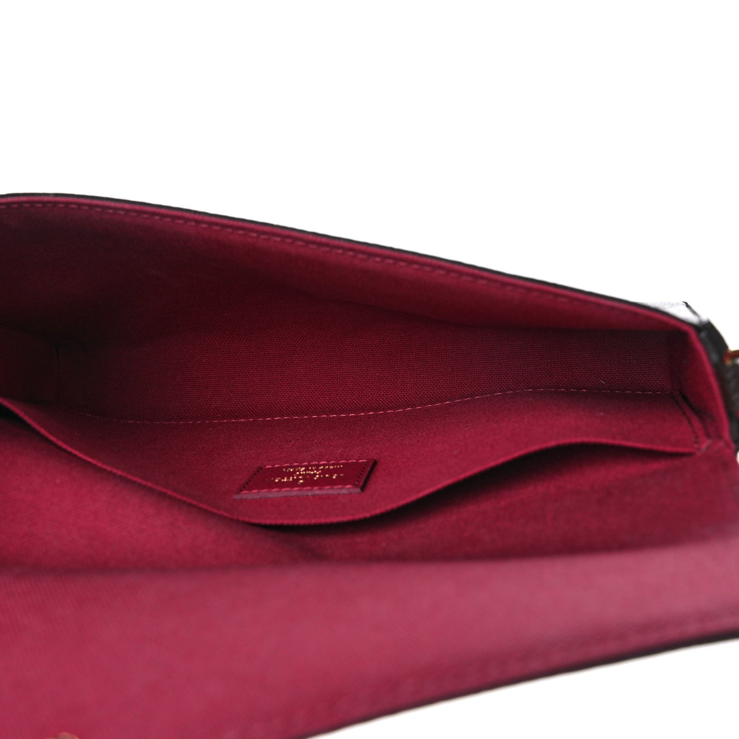 Monogram Pochette Felicie Chain Wallet Fuchsia