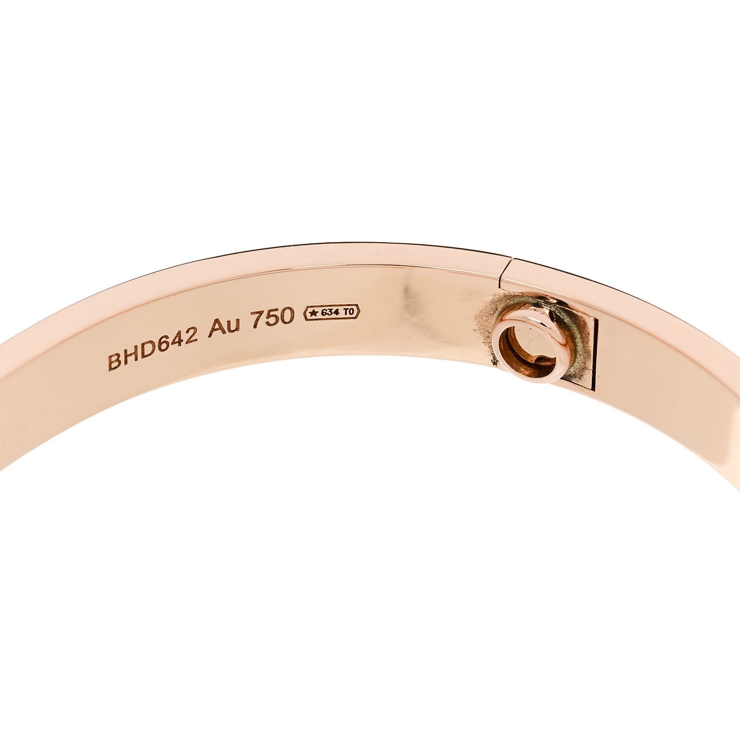 18K Pink Gold LOVE Bracelet 17