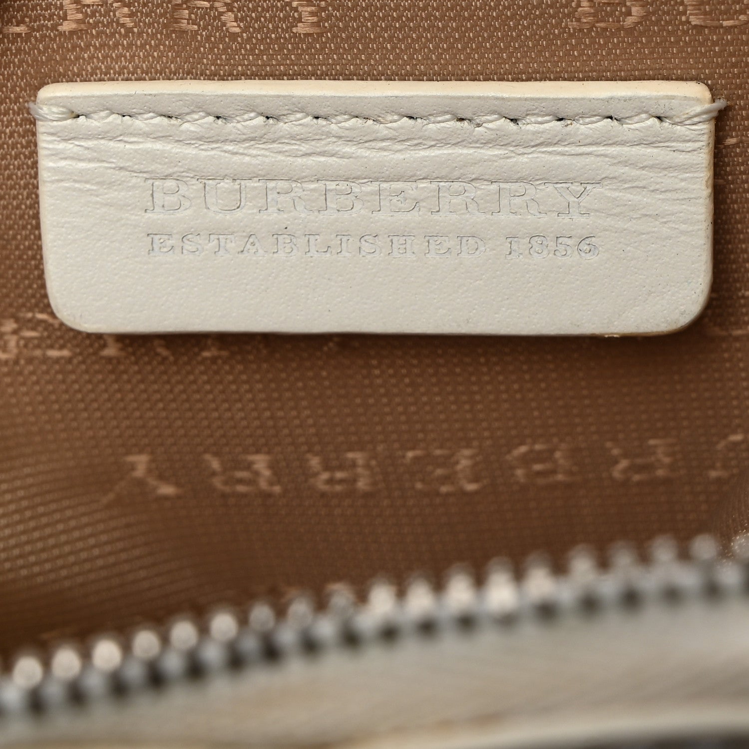 Burberry Patent Nova Check Heart Coin Case White 6 of 7