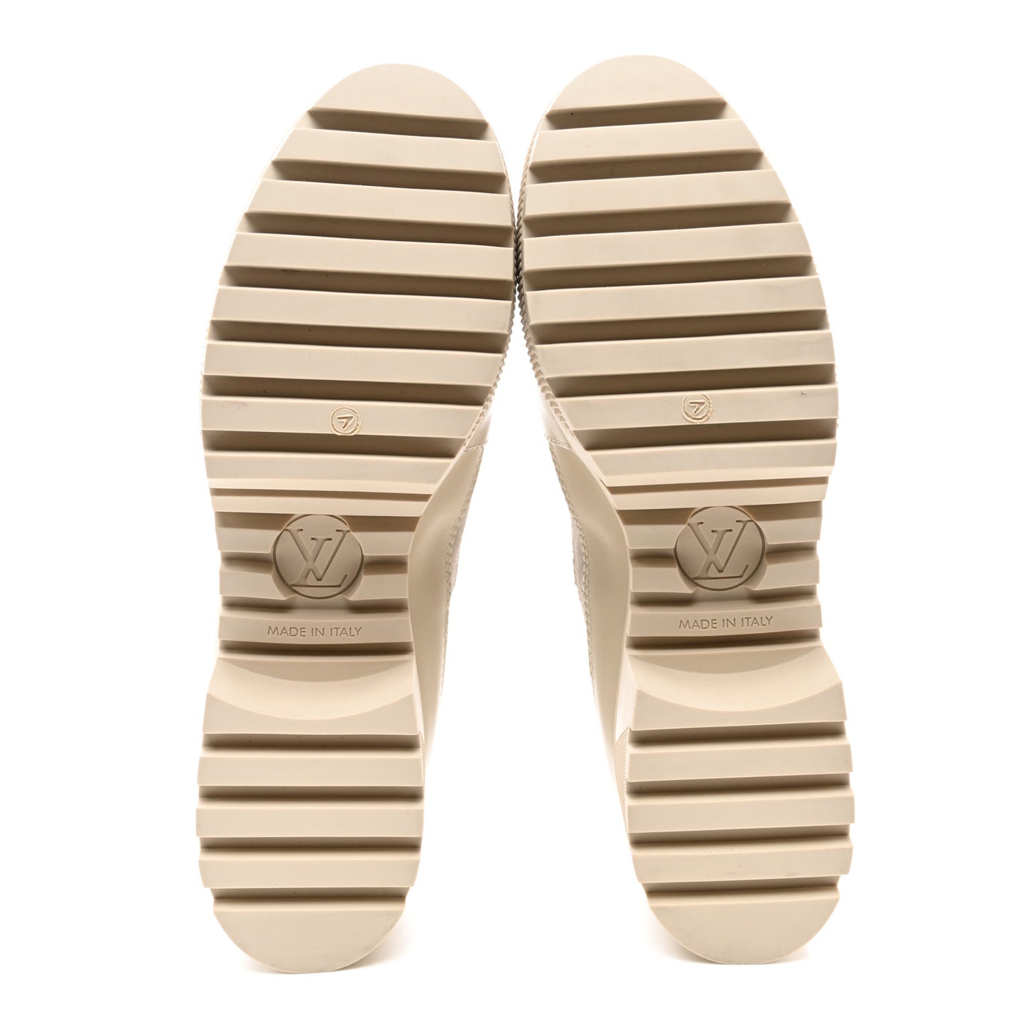 Suede Calfskin Laureate Platform Desert Boots 40 Beige