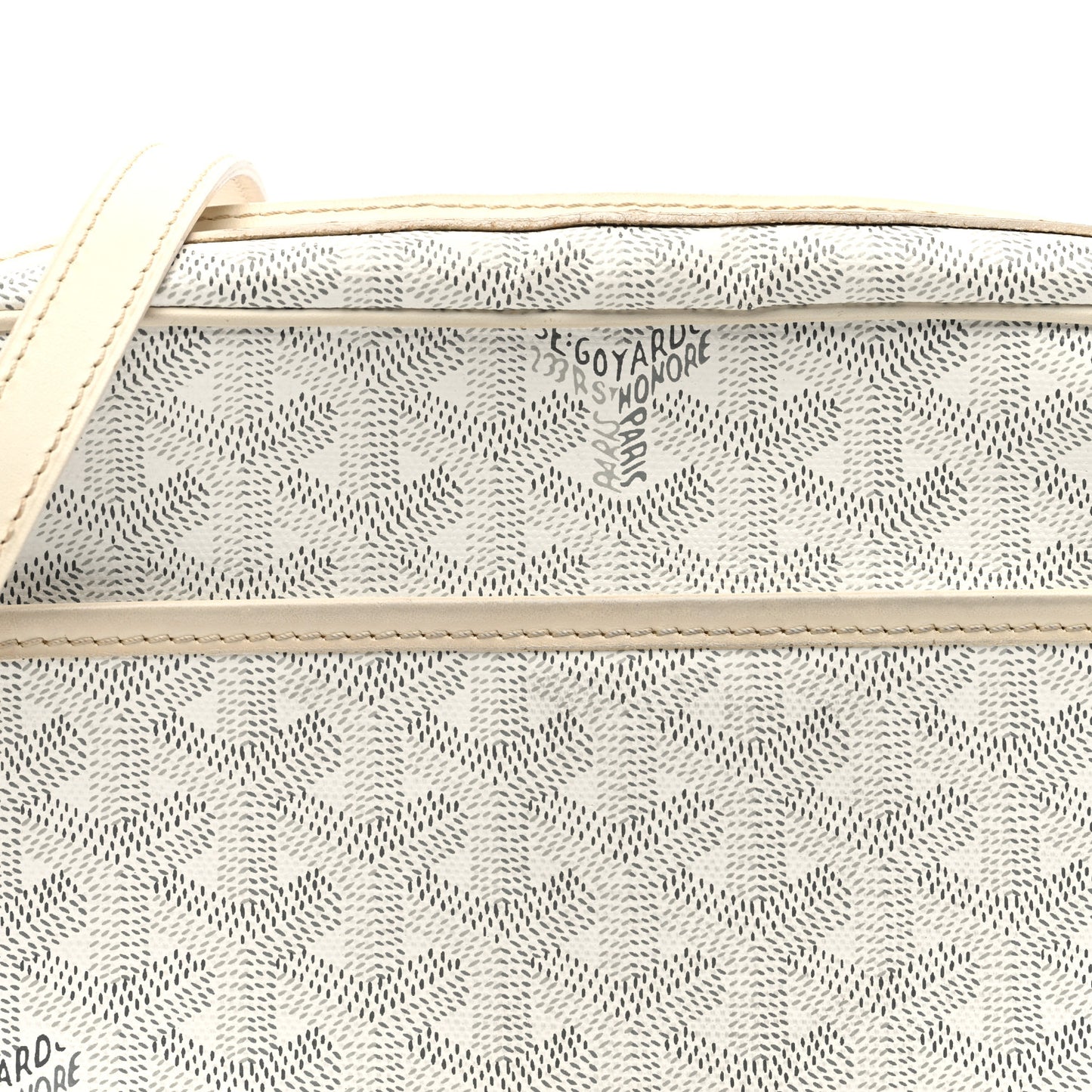 Goyardine Sac Cap Vert White