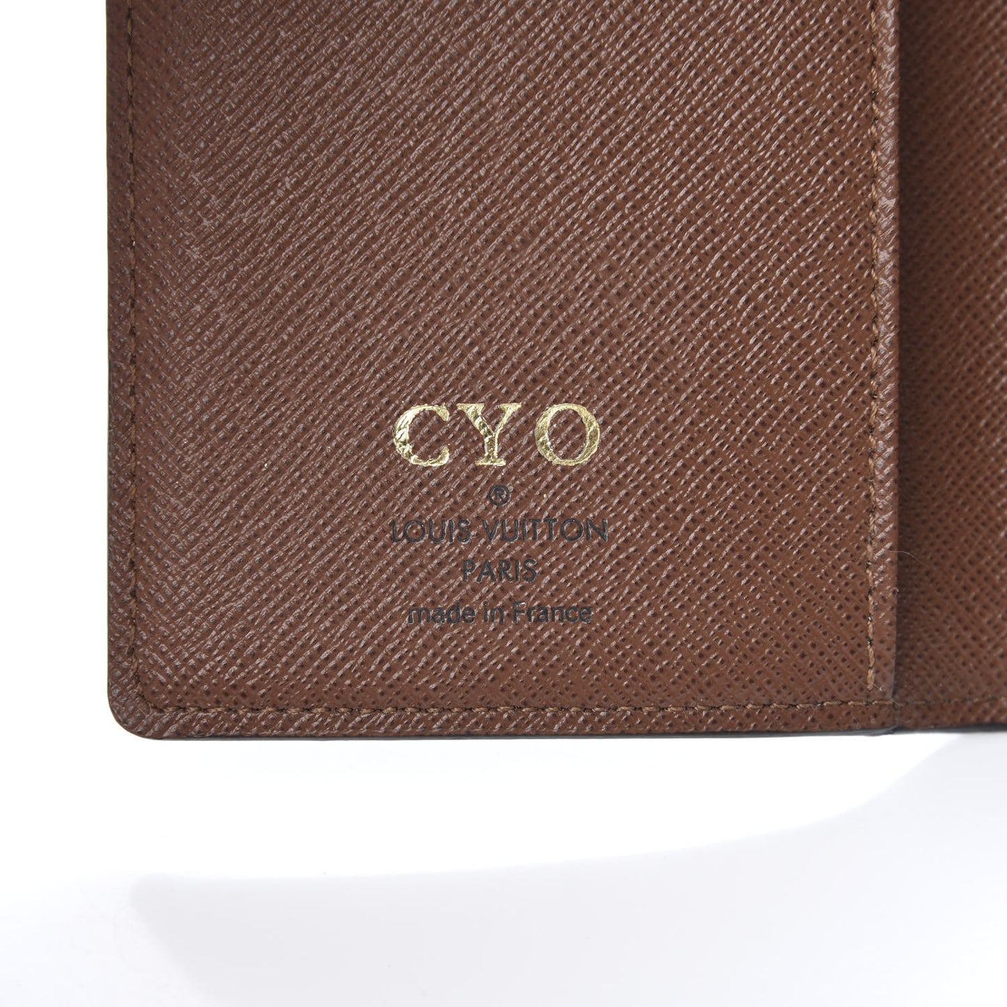 Monogram Checkbook Holder Case Wallet