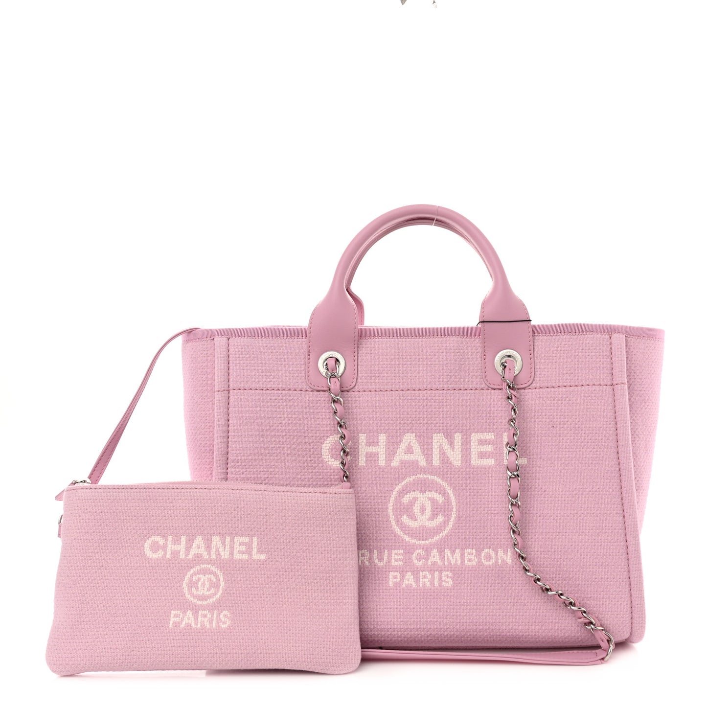 Mixed Fibers Small Deauville Tote Pink
