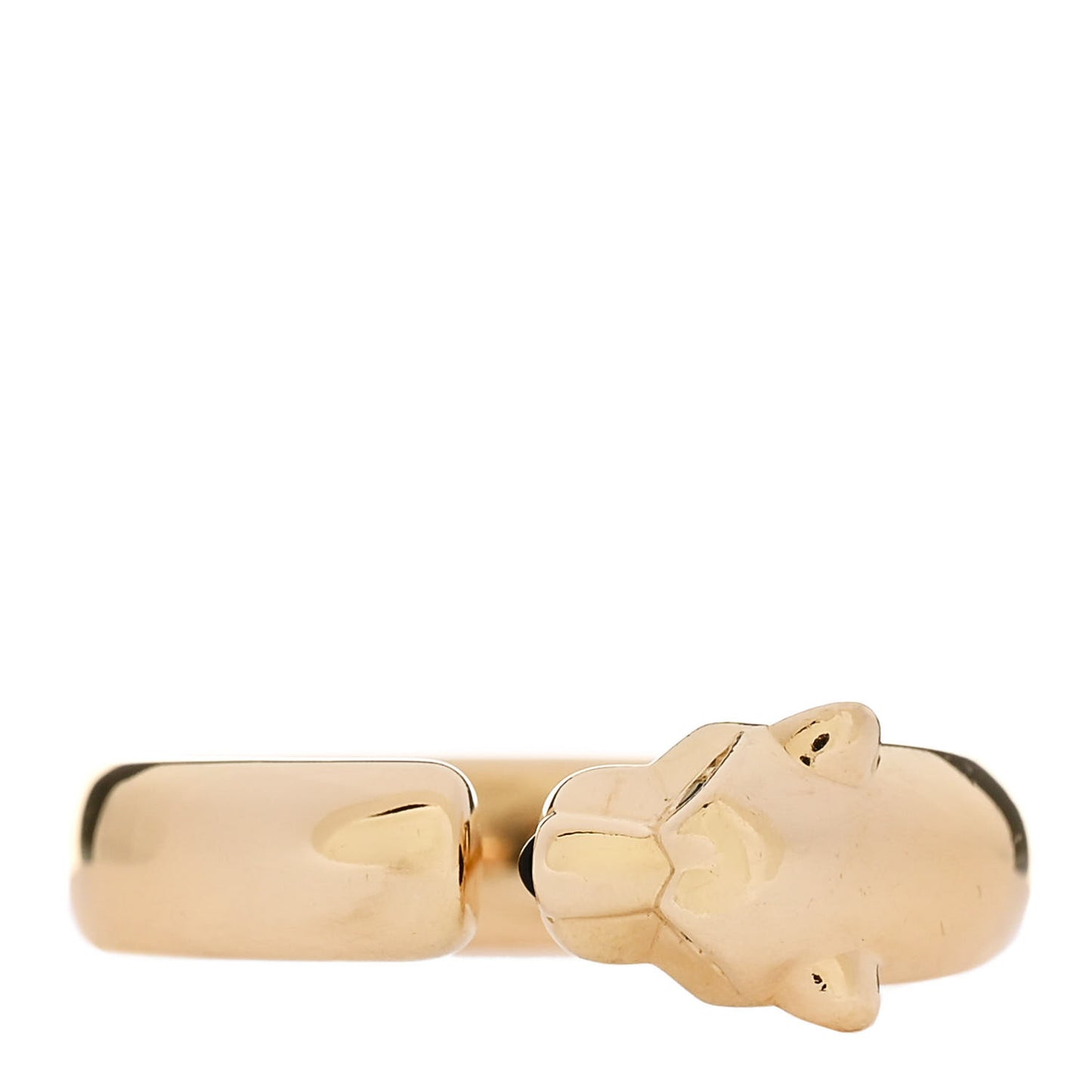 18K Yellow Gold Tsavorite Onyx 7mm Panthere De Cartier Ring 52 6