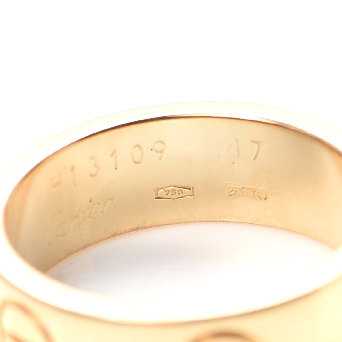 18K Yellow Gold 5.5mm LOVE Ring 47 4