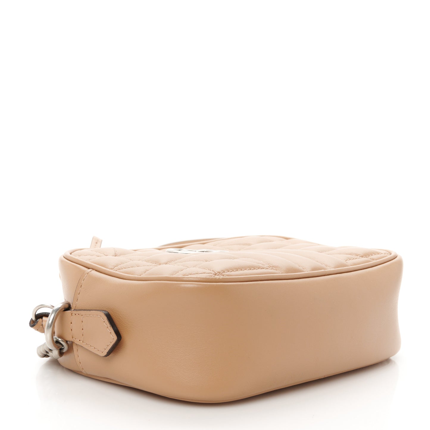 Calfskin Matelasse Aria Mini GG Marmont Chain Shoulder Bag Camelia