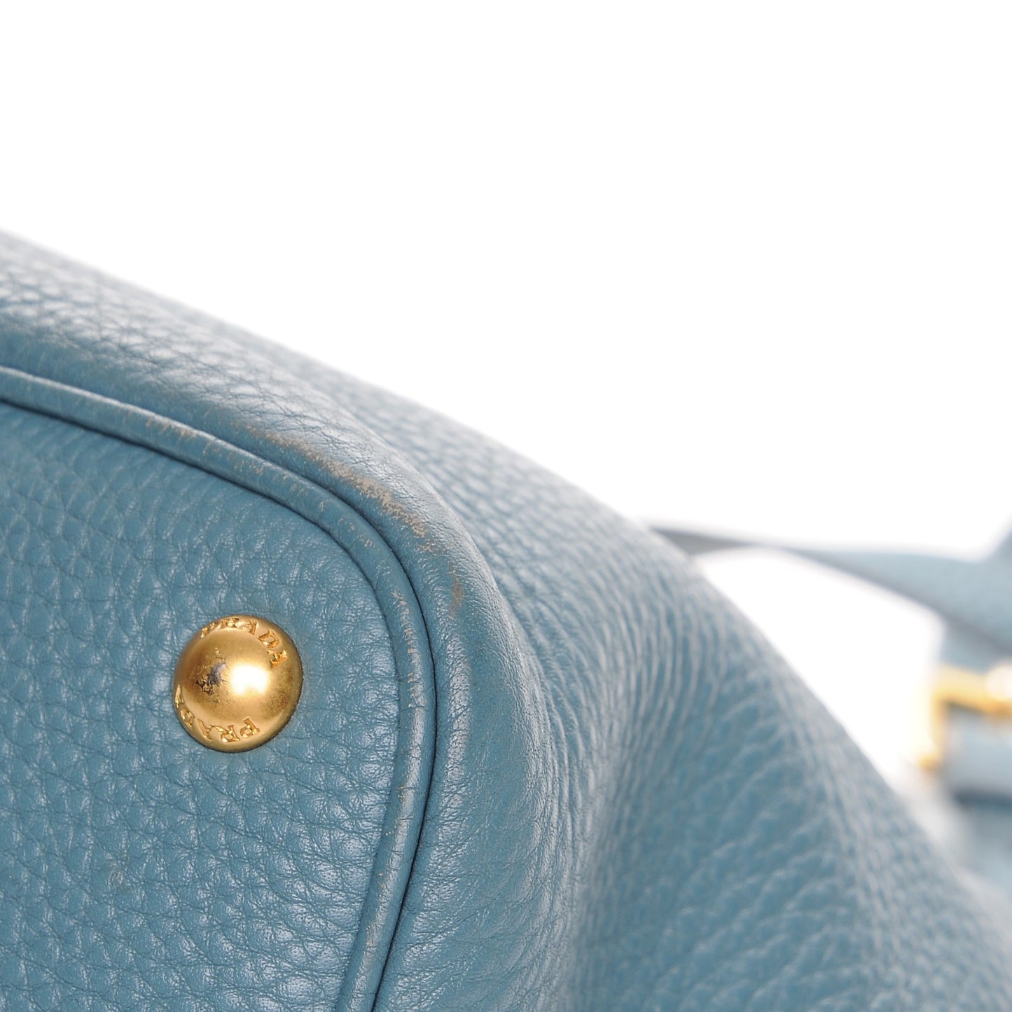Vitello Daino Shopping Tote Marine