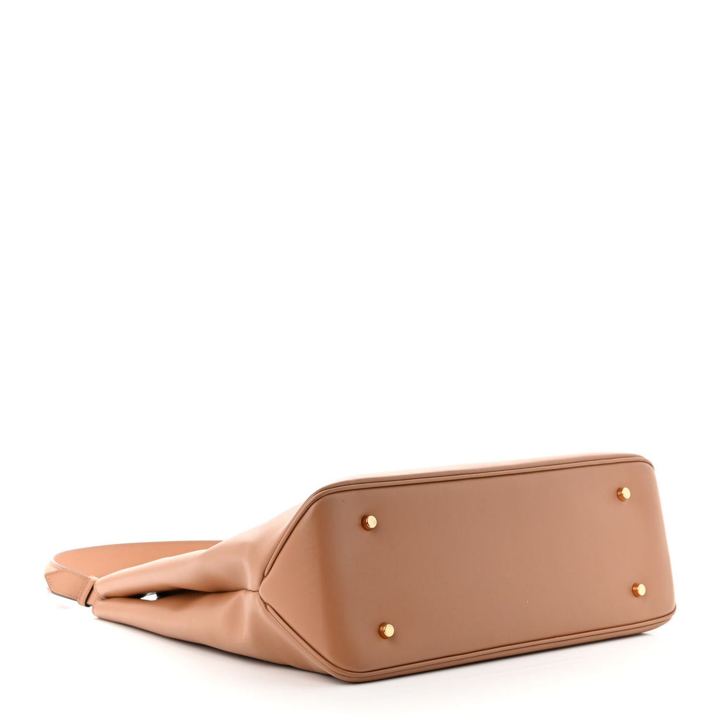 Calfskin Vitello Virtus Hobo Caramel