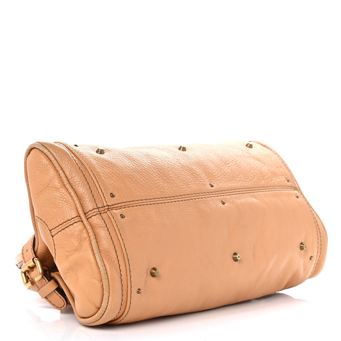 Calfskin Medium Paddington Satchel Beige