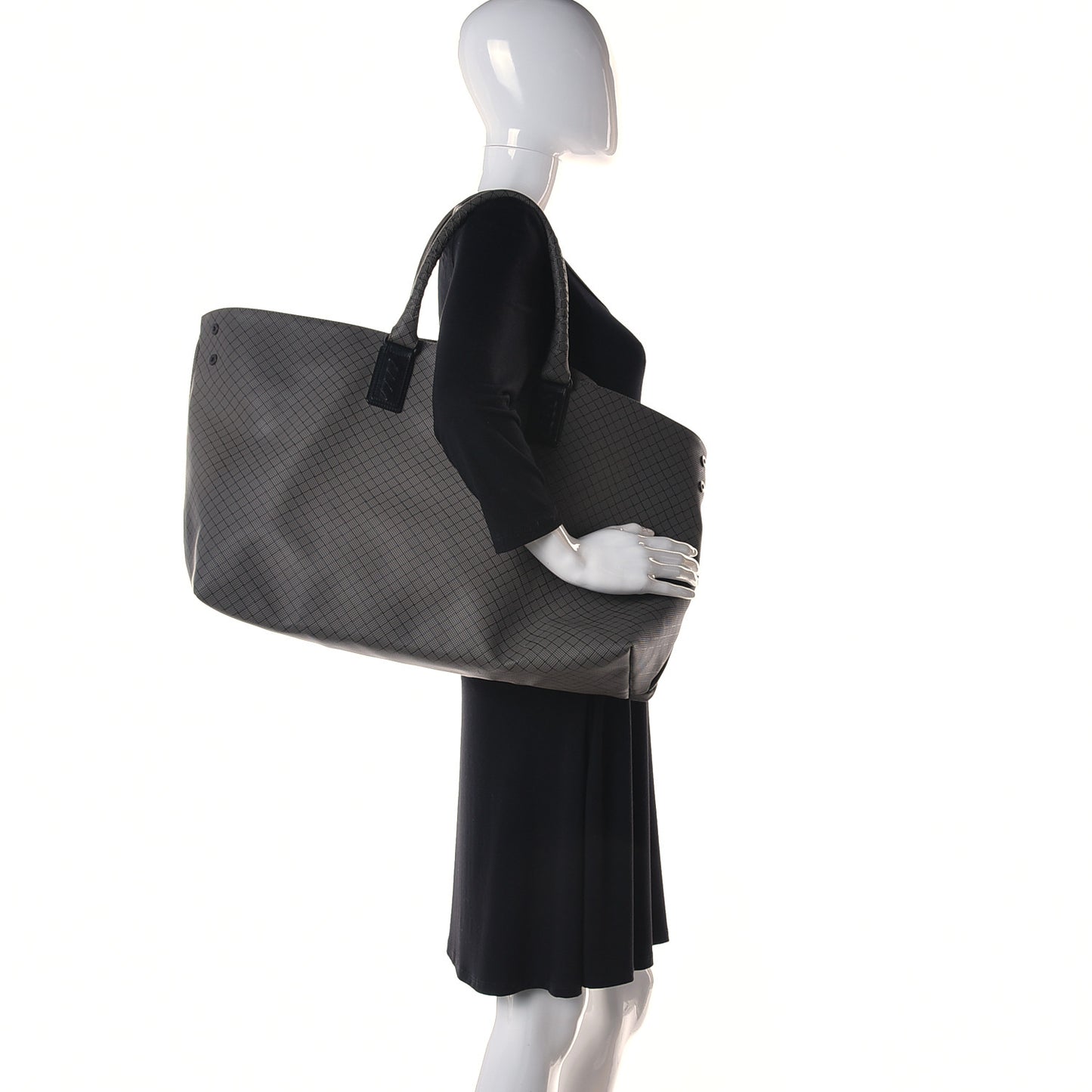 Rubberized Canvas Marcopolo Tote Shadow