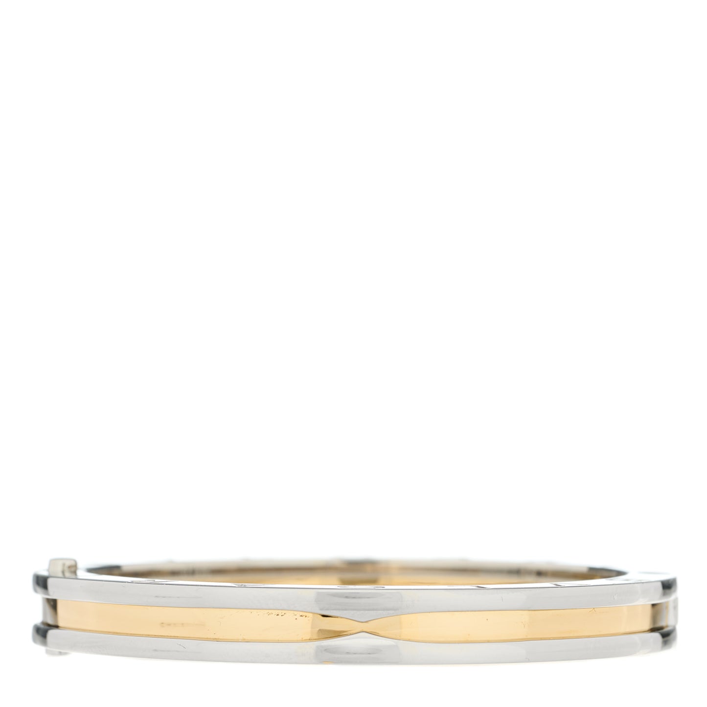 18K Yellow Gold Stainless Steel B.Zero1 Bangle Bracelet