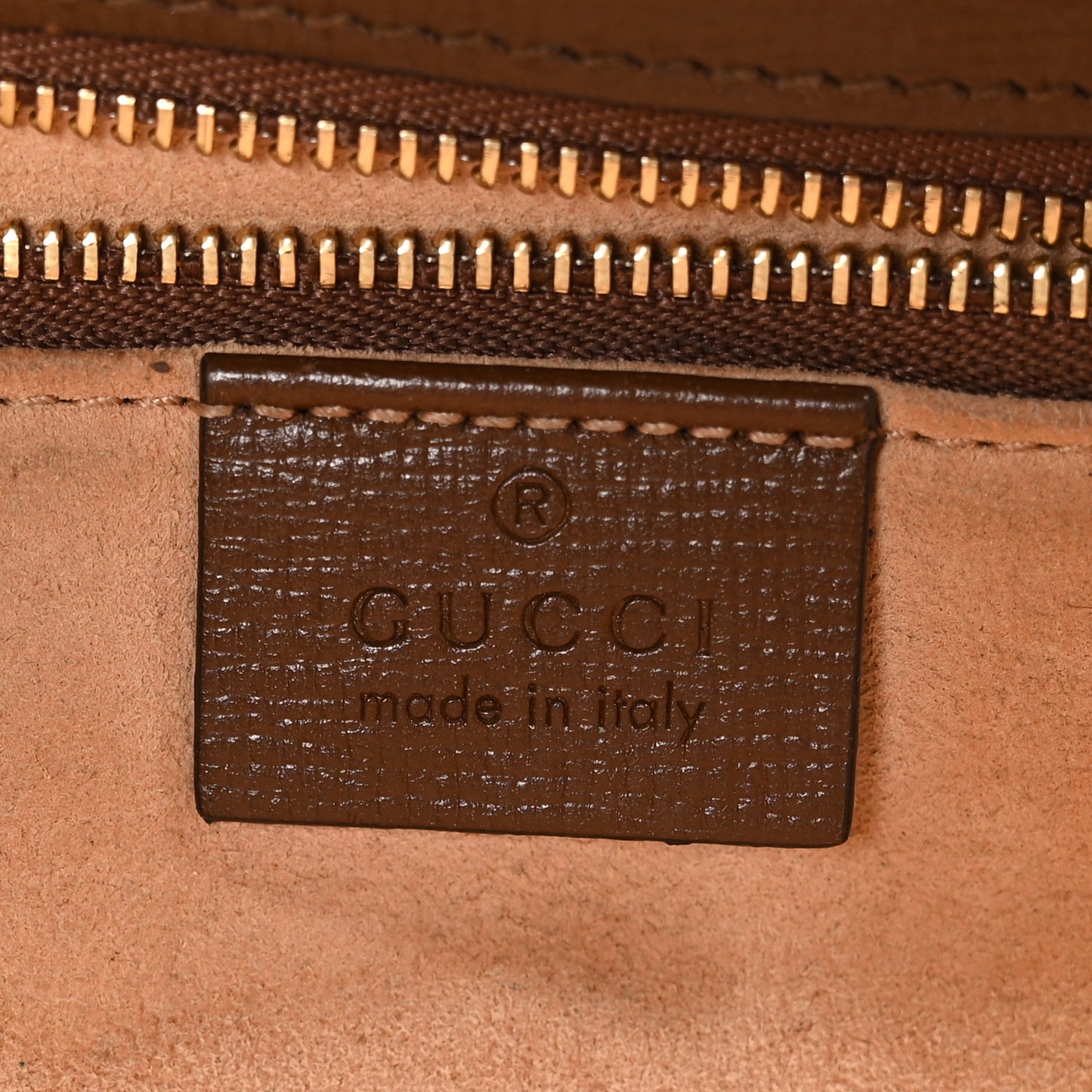 GG Supreme Monogram Horsebit 1955 Shoulder Bag Beige Brown Sugar