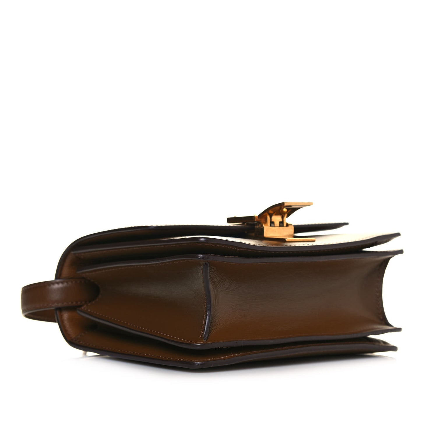 Smooth Calfskin Small Classic Box Flap Bag Camel