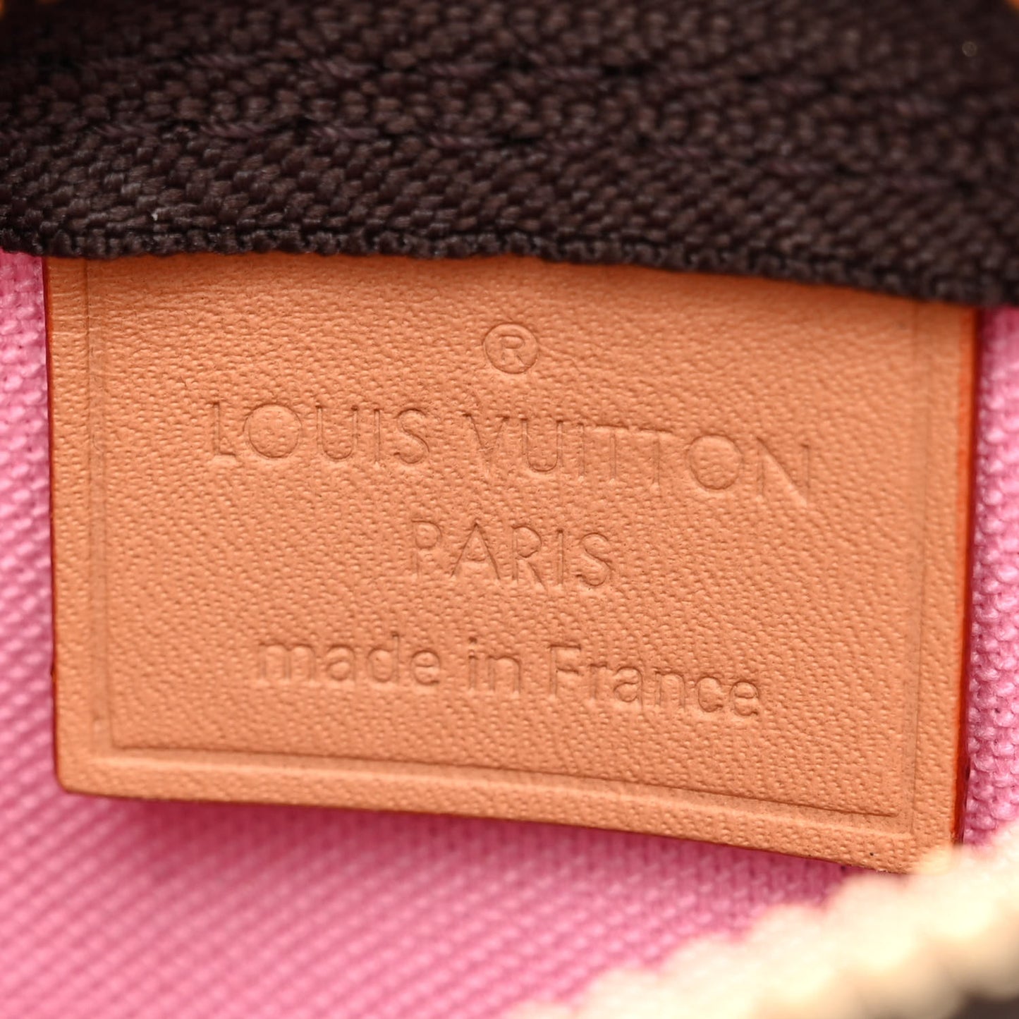 Monogram Vivienne Ice Skating Nano Speedy Bandouliere Pink