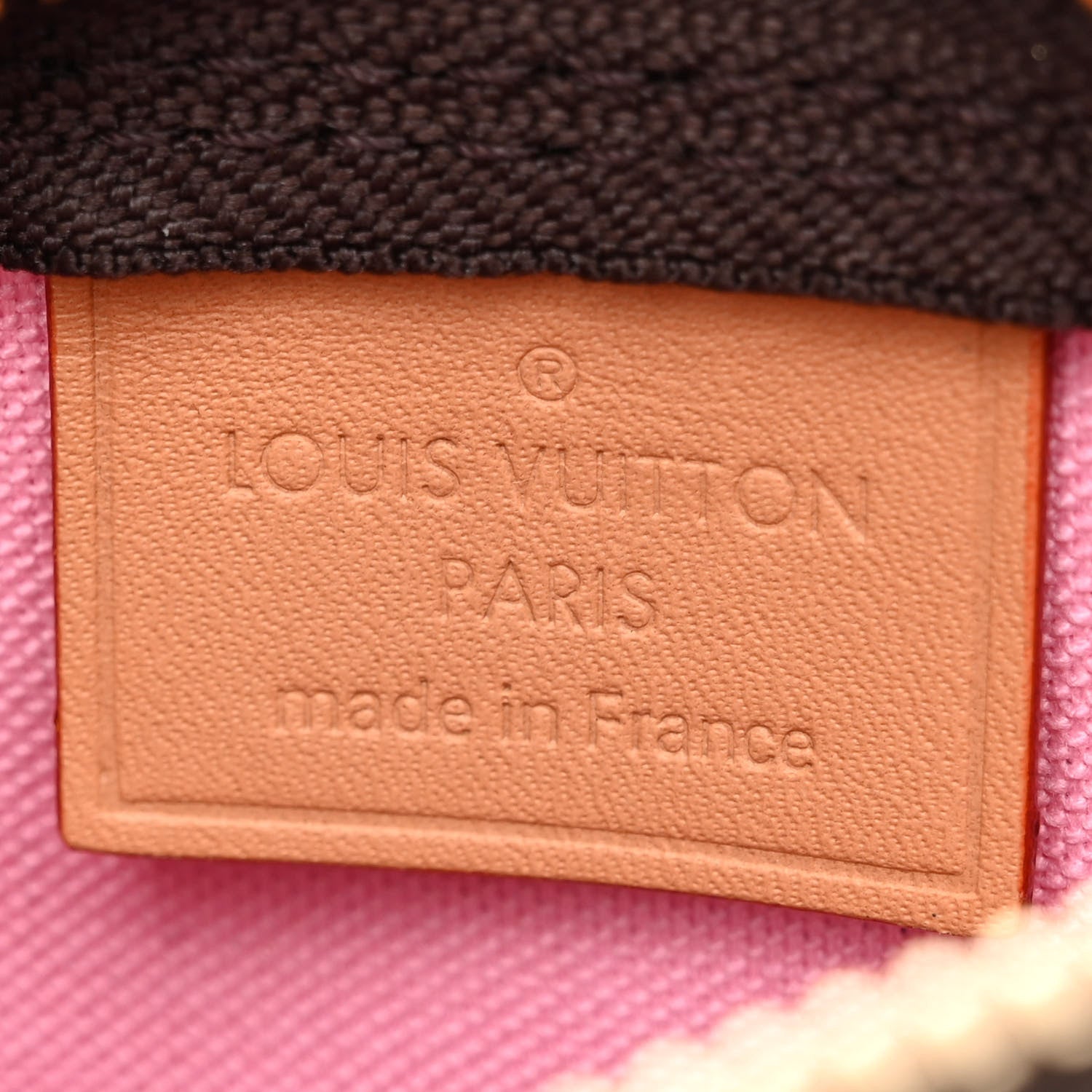 Louis Vuitton Monogram Vivienne Ice Skating Nano Speedy Bandouliere Pink 6 of 10