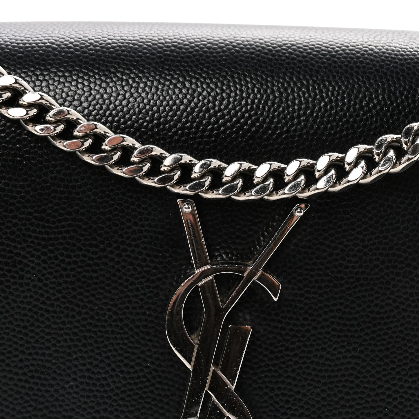 Grain De Poudre Small Monogram Kate Satchel Black