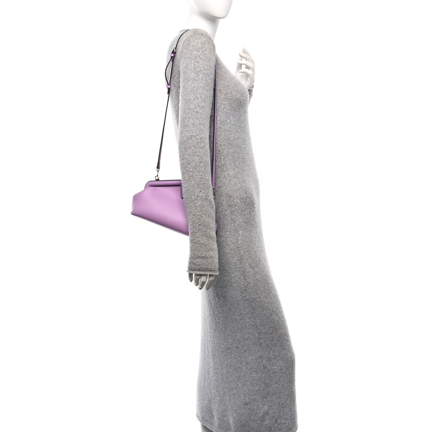 Shiny Nappa Small Fendi First Violetta