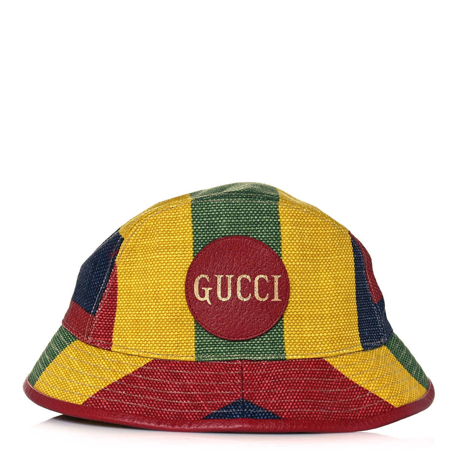 Gucci Canvas Marley Stripe Script Logo Gucci 100 Bucket Hat M Multicolor 2 of 8